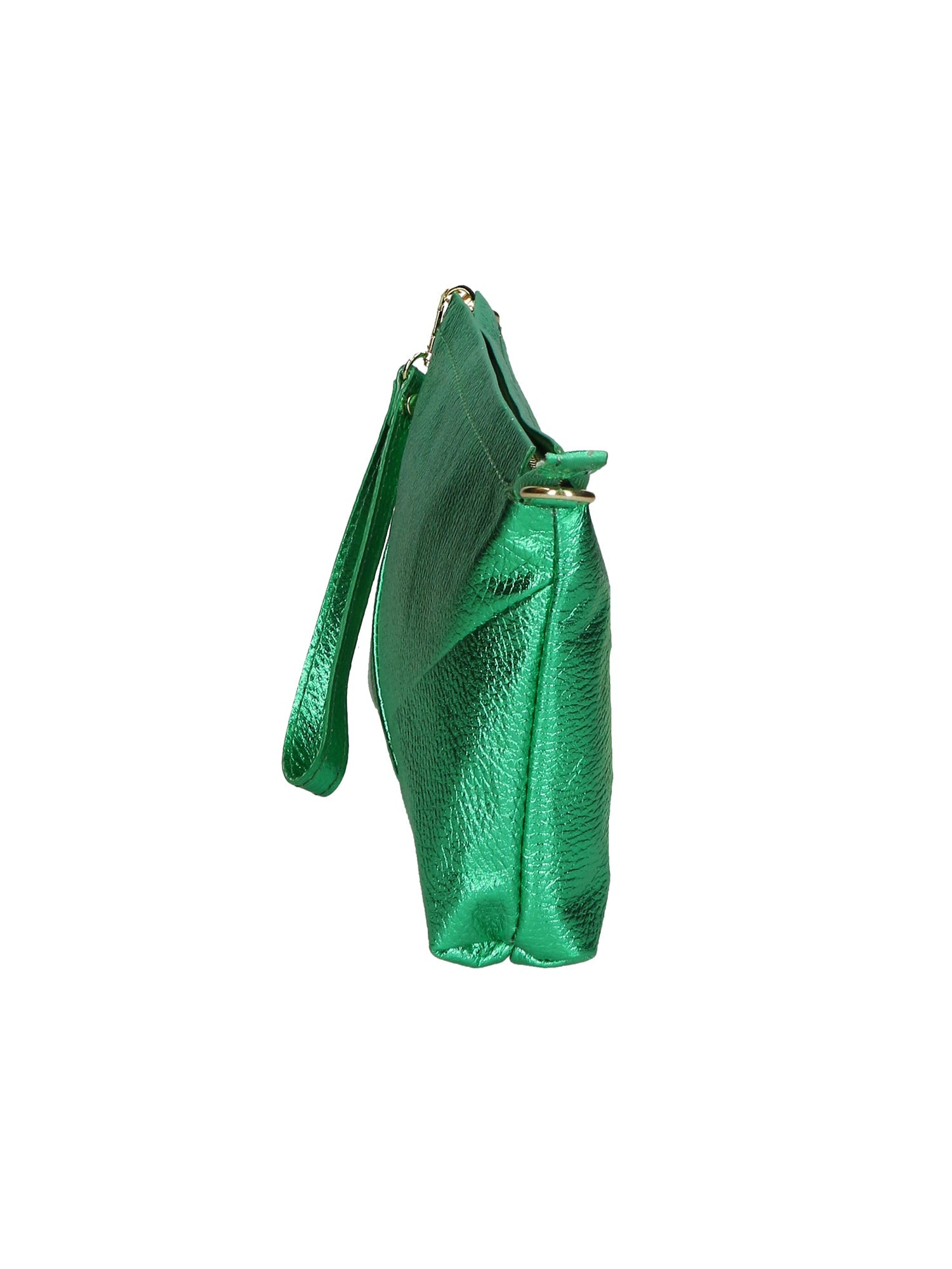 Giorgia Damen-Clutch aus echtem Leder, hergestellt in Italien, 19 x 27 x 2 cm