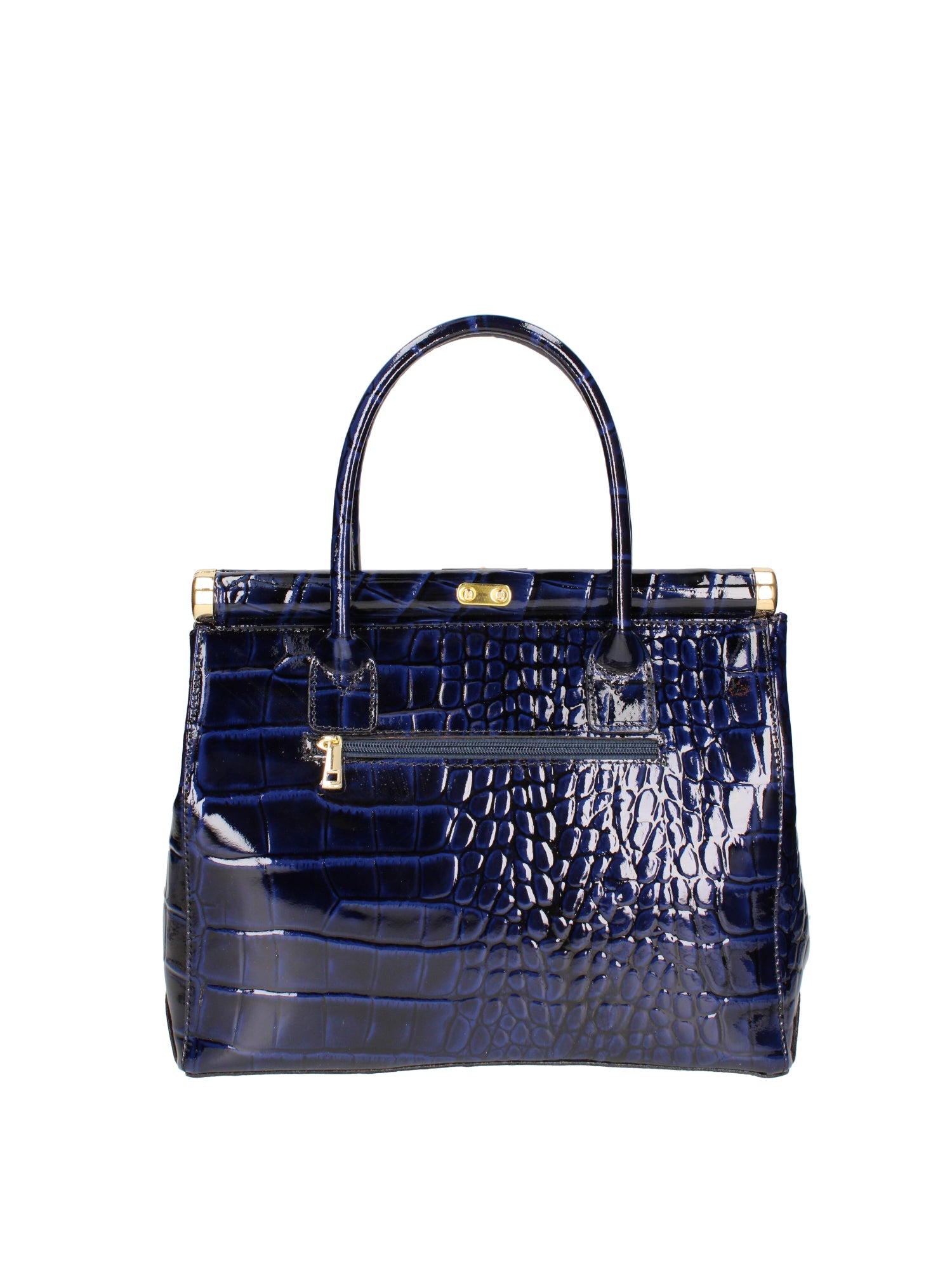 Delfina Borsa a mano da donna Vera pelle 7742-C26 BLU SCURO Chiara Ferretti