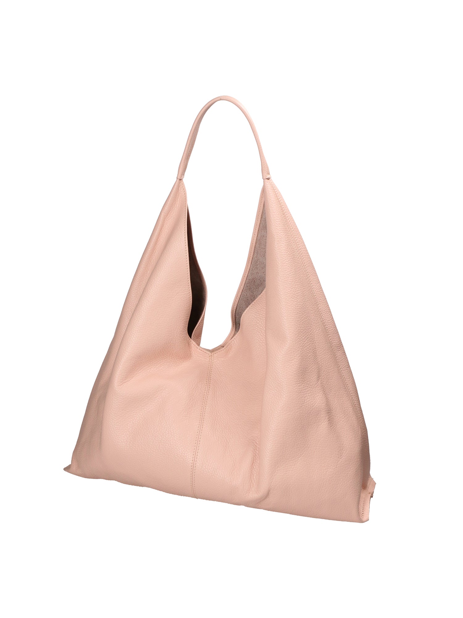 Ginger Damen-Schultertasche aus echtem Leder, hergestellt in Italien, 25 x 14 x 13 cm