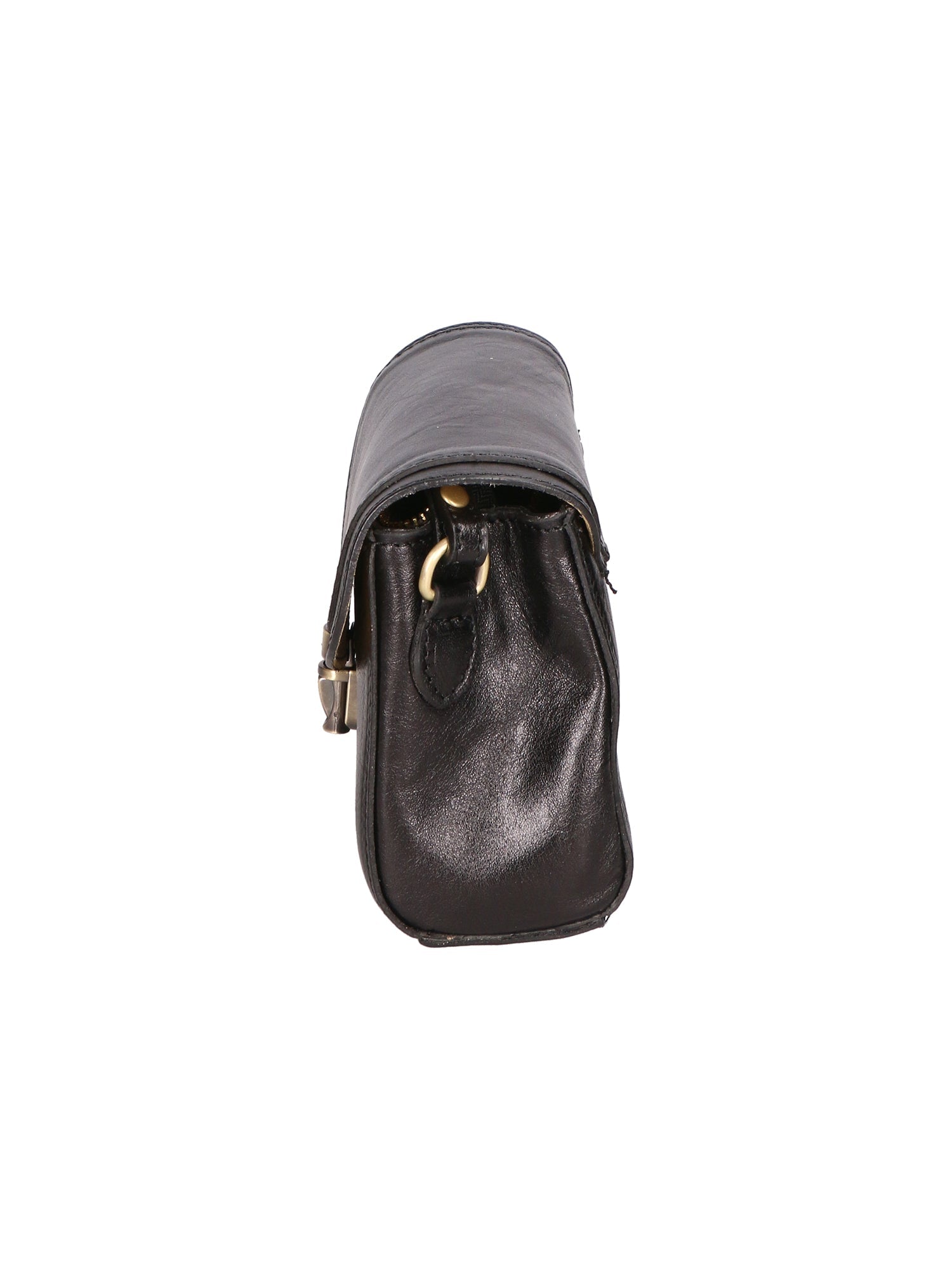 Faye Damen-Schultertasche aus echtem Leder, hergestellt in Italien, 18 x 13 x 5 cm