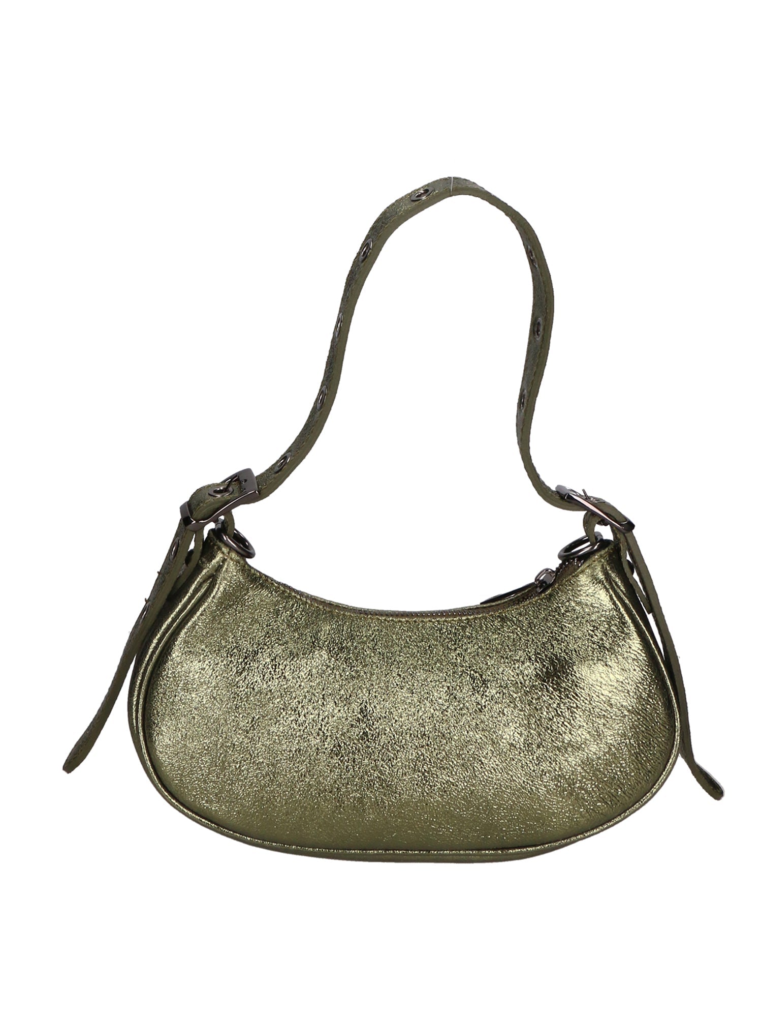 Gloria Damenhandtasche aus echtem Leder, hergestellt in Italien, 12 x 25 x 6 cm