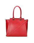 Fatima Borsa a mano da donna 100% pelle 9060-ROSSO RED Chiara Ferretti