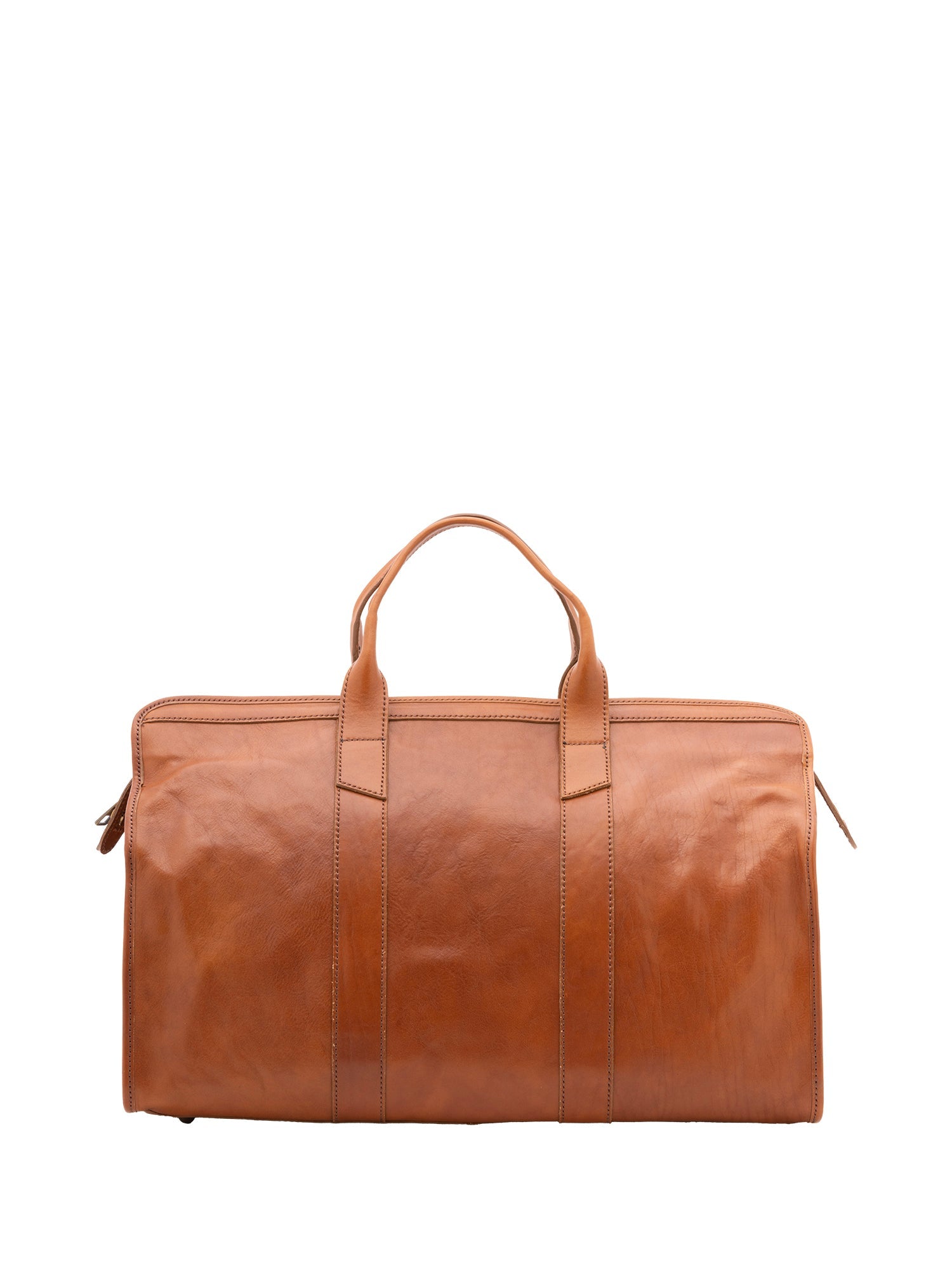 Borsa da viaggio unisex in vera pelle 100% cotone 4091-MIELE Alessia Firenze