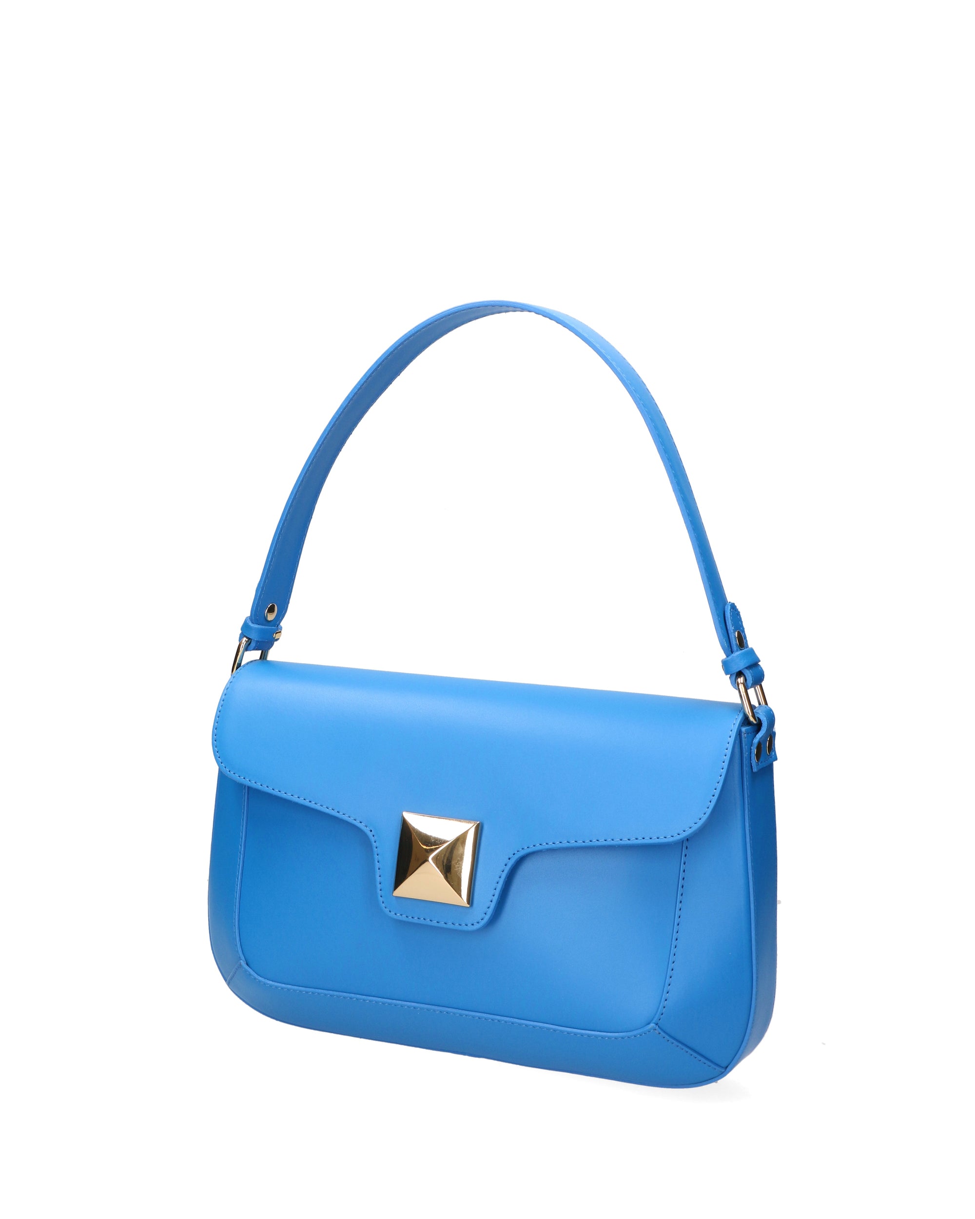Astrea Borsa a spalla da donna 100% pelle 06015-L222 BLU ASTER Chiara Ferretti