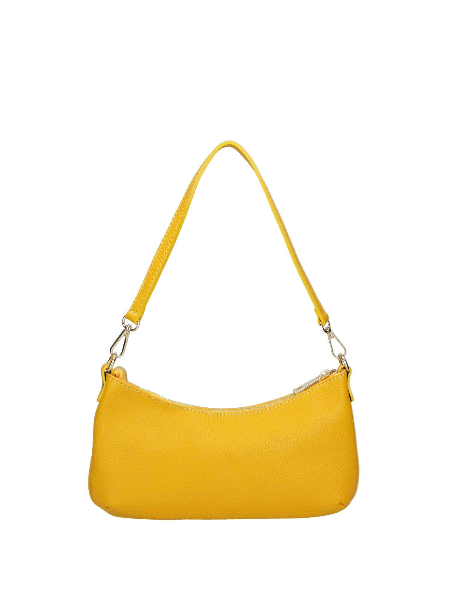Damen-Schultertasche aus echtem Leder, hergestellt in Italien, 27 x 14 x 3 cm