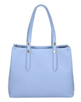 Iris Borsa a spalla da donna 100% pelle 06245-D220 AZZURRO Chiara Ferretti