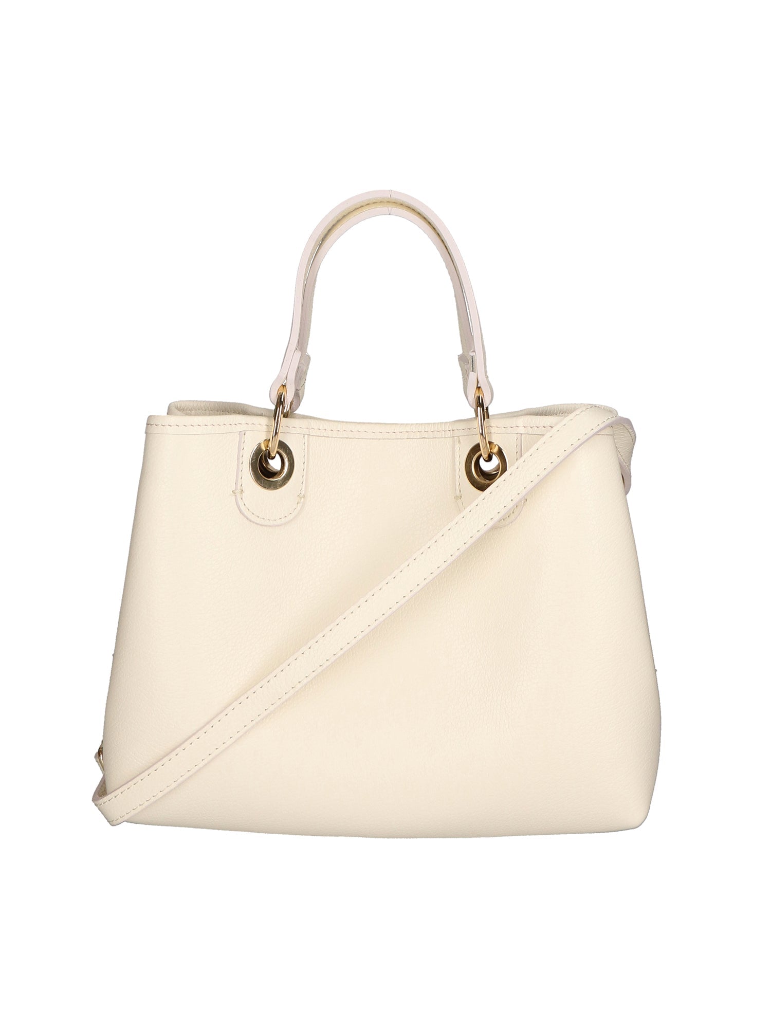Helga Damenhandtasche aus echtem Leder, hergestellt in Italien, 24 x 30 x 9 cm