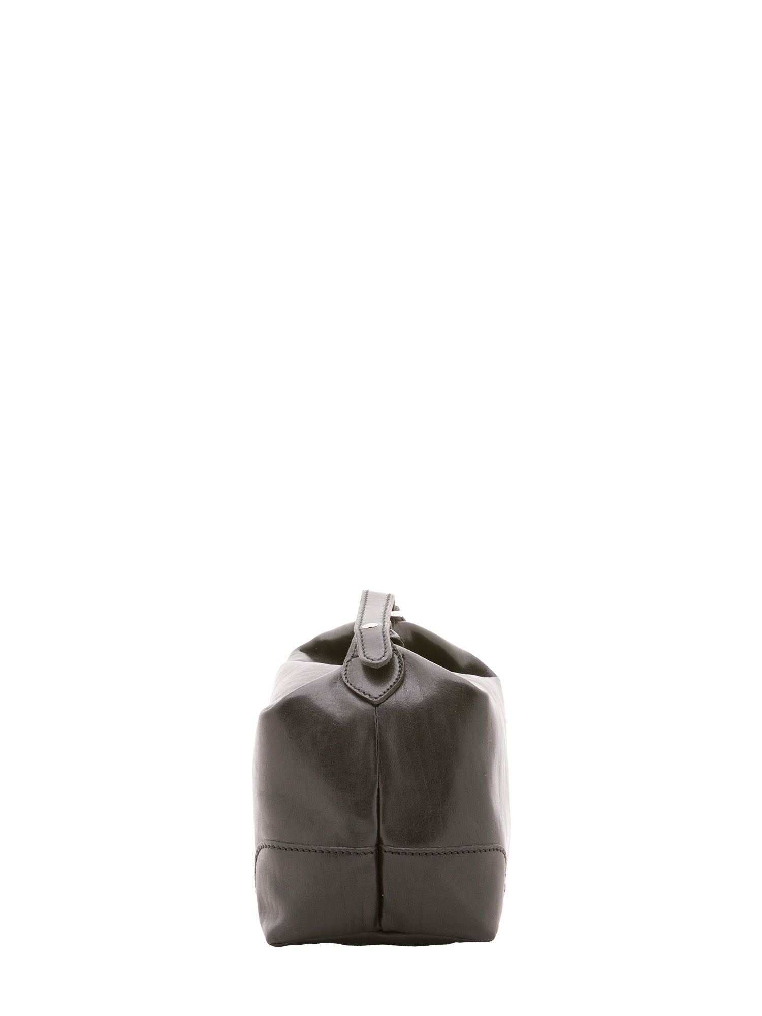 Borsa a mano unisex in vera pelle Made in Italy 4556-NERO Alessia Firenze