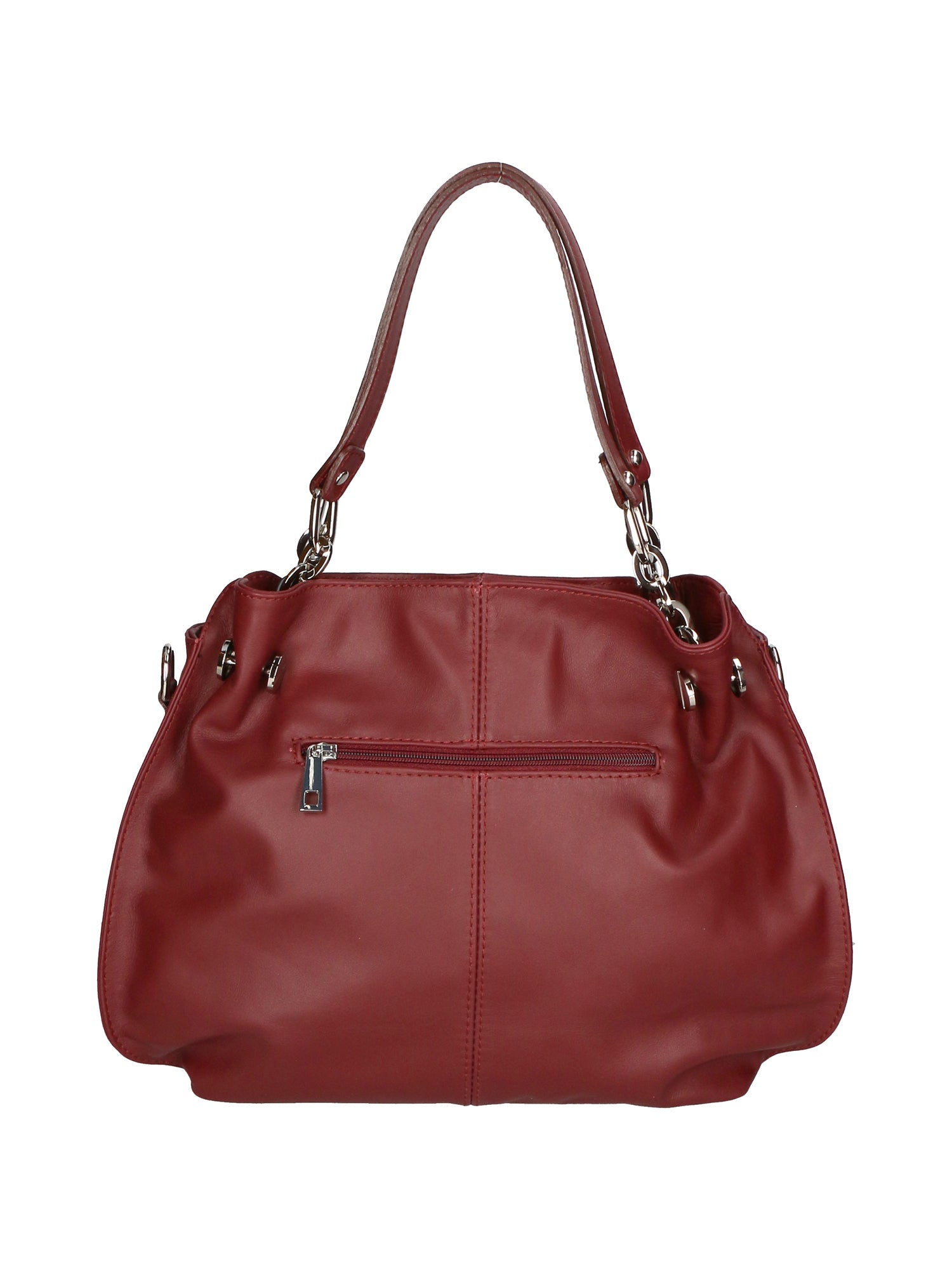 Ereba Borsa a mano da donna Made in Italy 100% pelle 3305-S34 BORDO Chiara Ferretti