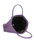 Sylvie Unisex-Handtasche aus echtem Leder, hergestellt in Italien, 34 x 30 x 9 cm