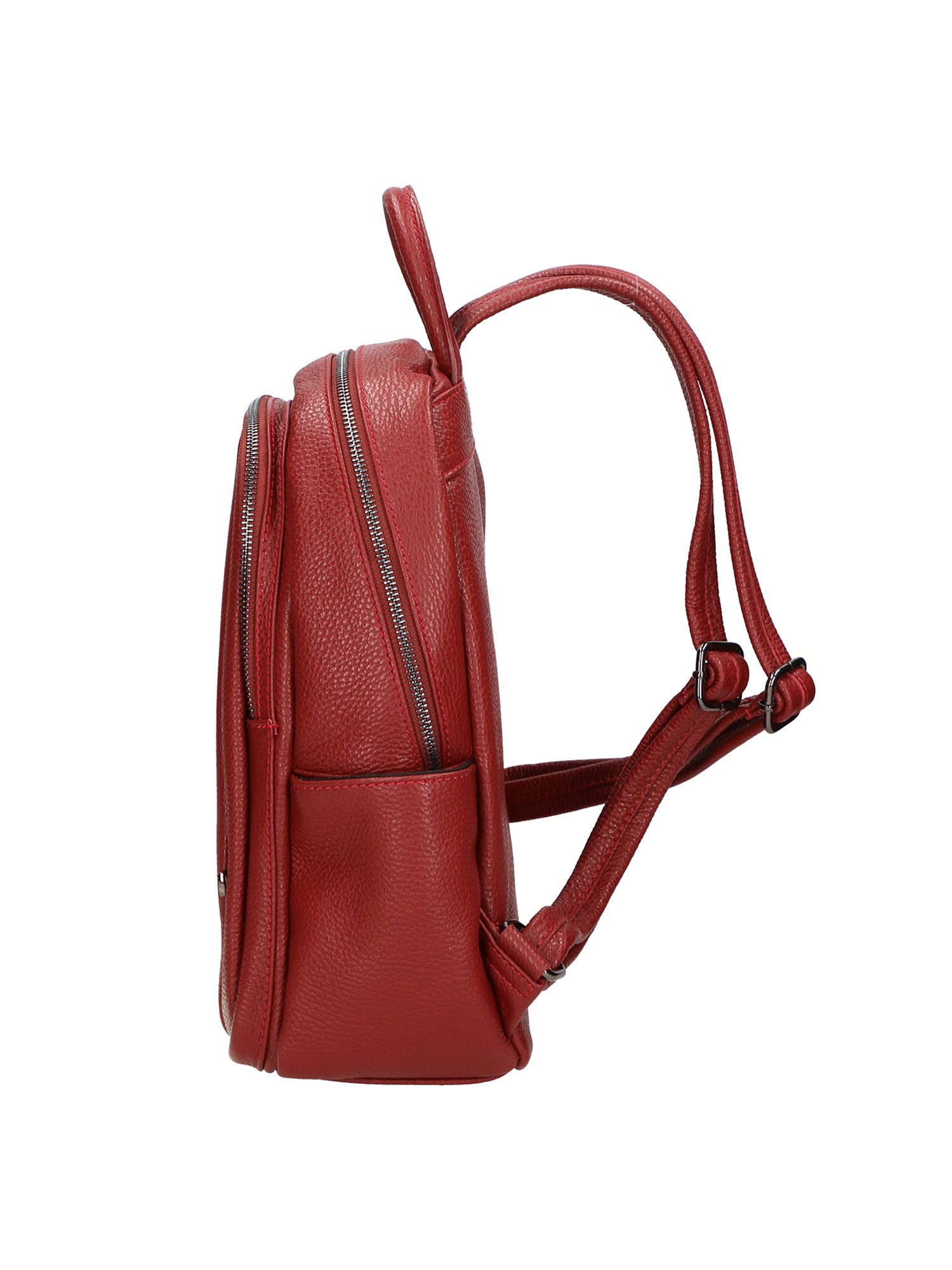 Vida 06522-D10 ROSSO SCURO Zaino da donna in vera pelle DARK RED Chiara Ferretti