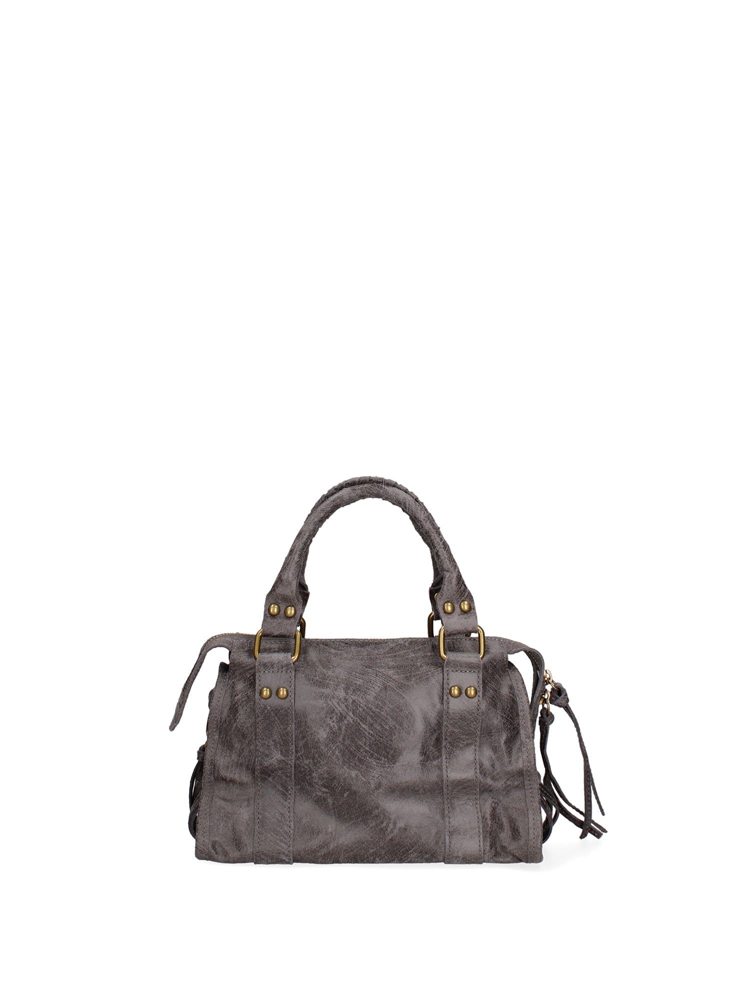 Erisia Borsa a spalla da donna Vera pelle 06091-042 GRIGIO SCURO Chiara Ferretti