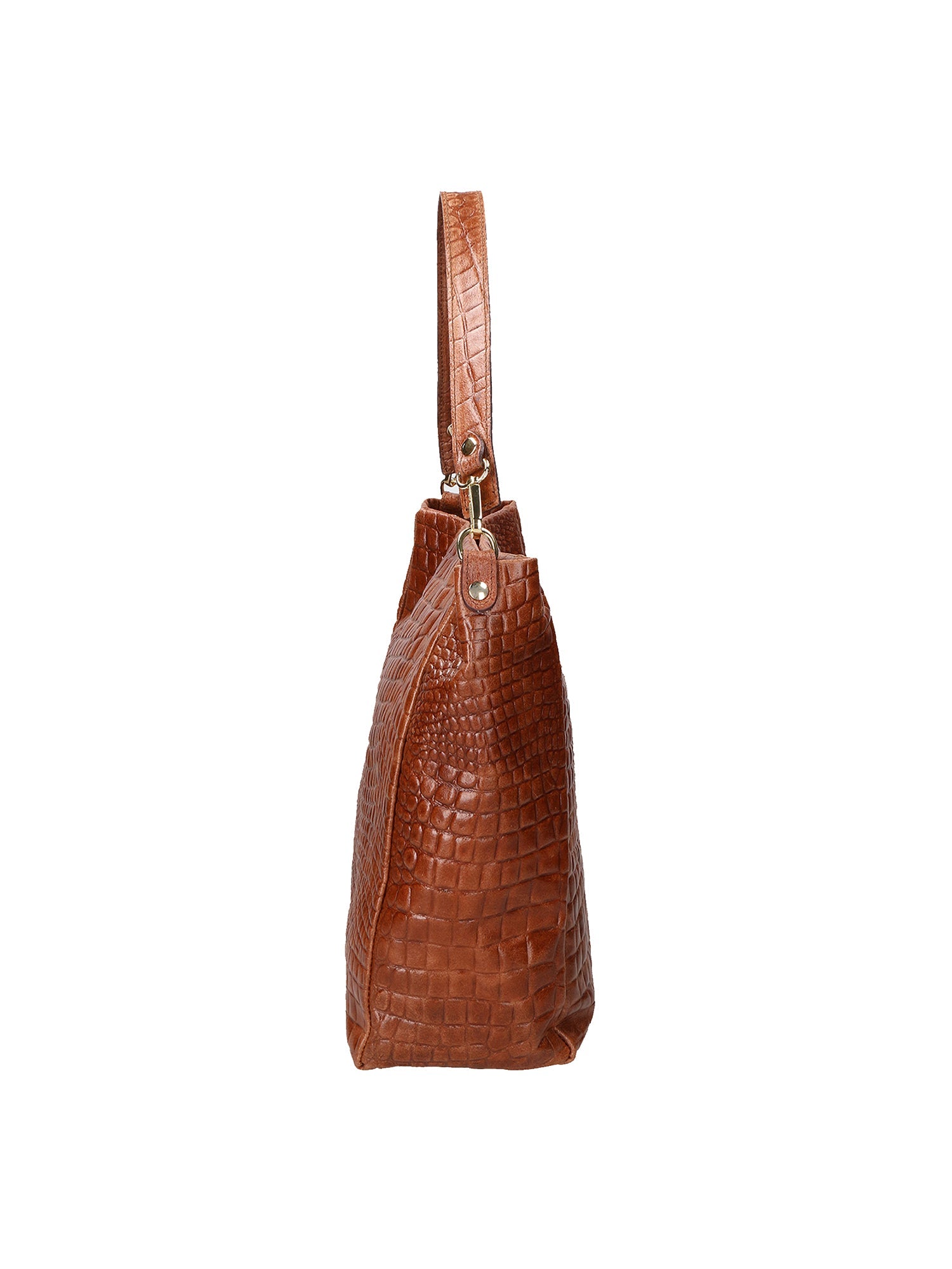 Valtera Damen-Schultertasche aus echtem Leder, hergestellt in Italien, 32 x 31 x 15 cm