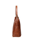 Valtera Damen-Schultertasche aus echtem Leder, hergestellt in Italien, 32 x 31 x 15 cm