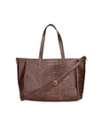 Lorella Borsa a spalla da donna Vera pelle croco 06499-015 T.MORO Chiara Ferretti