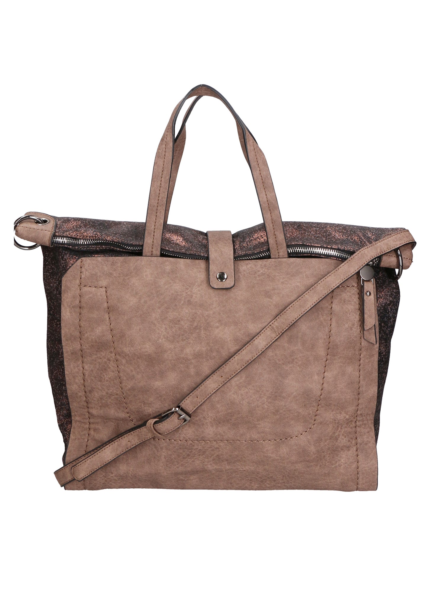 Rosella Borsa a mano da donna Ecopelle LK0245-FANGO Chiara Ferretti