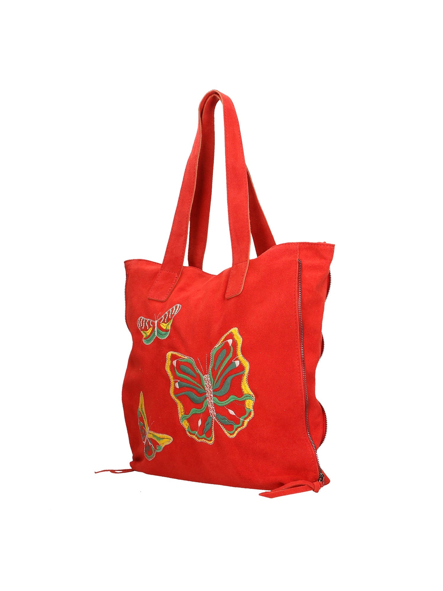 Papillon Borsa a spalla da donna Vera pelle 8620-ROSSO RED Chiara Ferretti