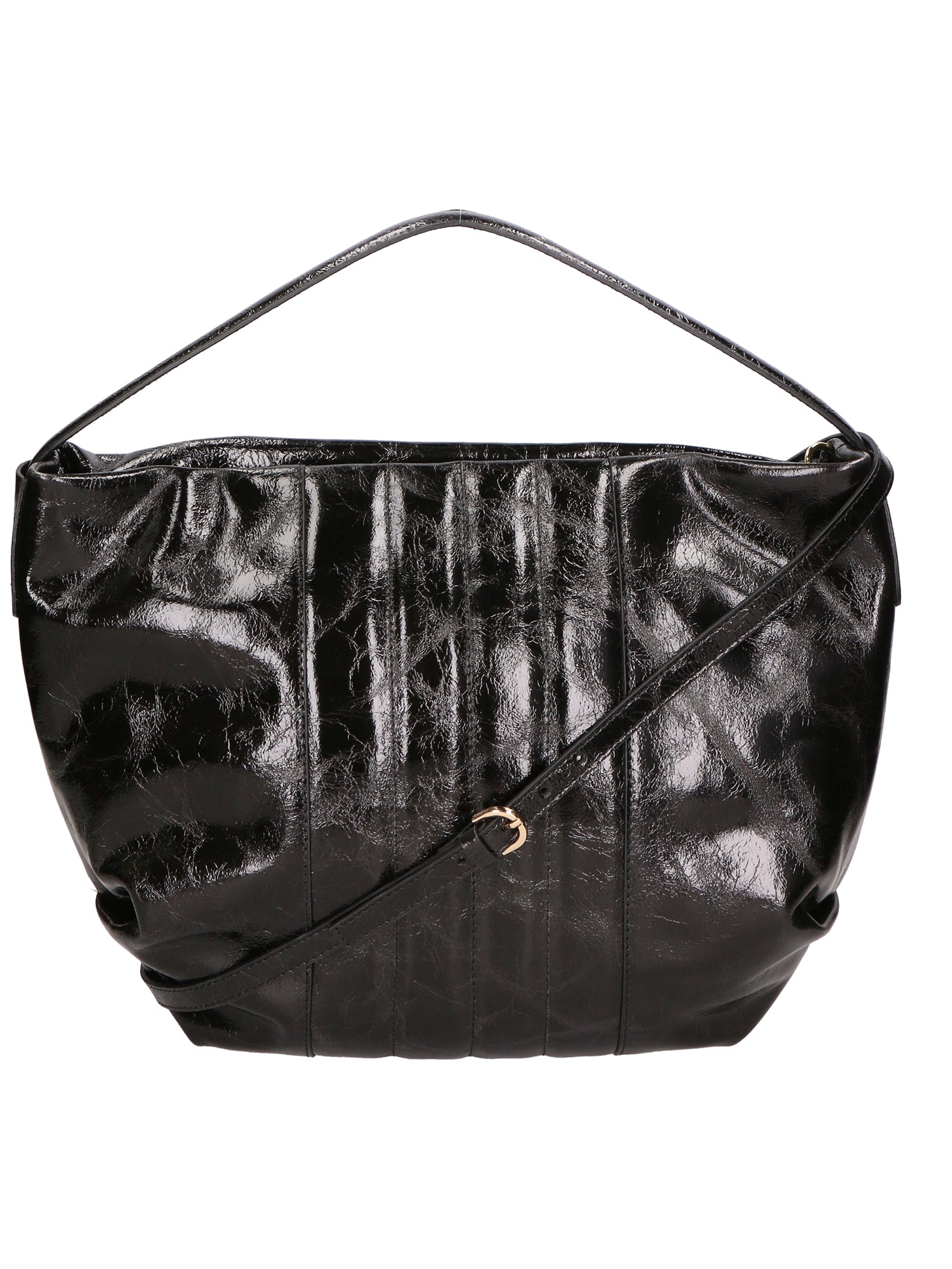 Vanda Borsa a spalla da donna Vera pelle 06507-019 NERO Chiara Ferretti