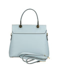 Borsa a mano da donna 100% vera pelle 7708-L366 CIELO Chiara Ferretti