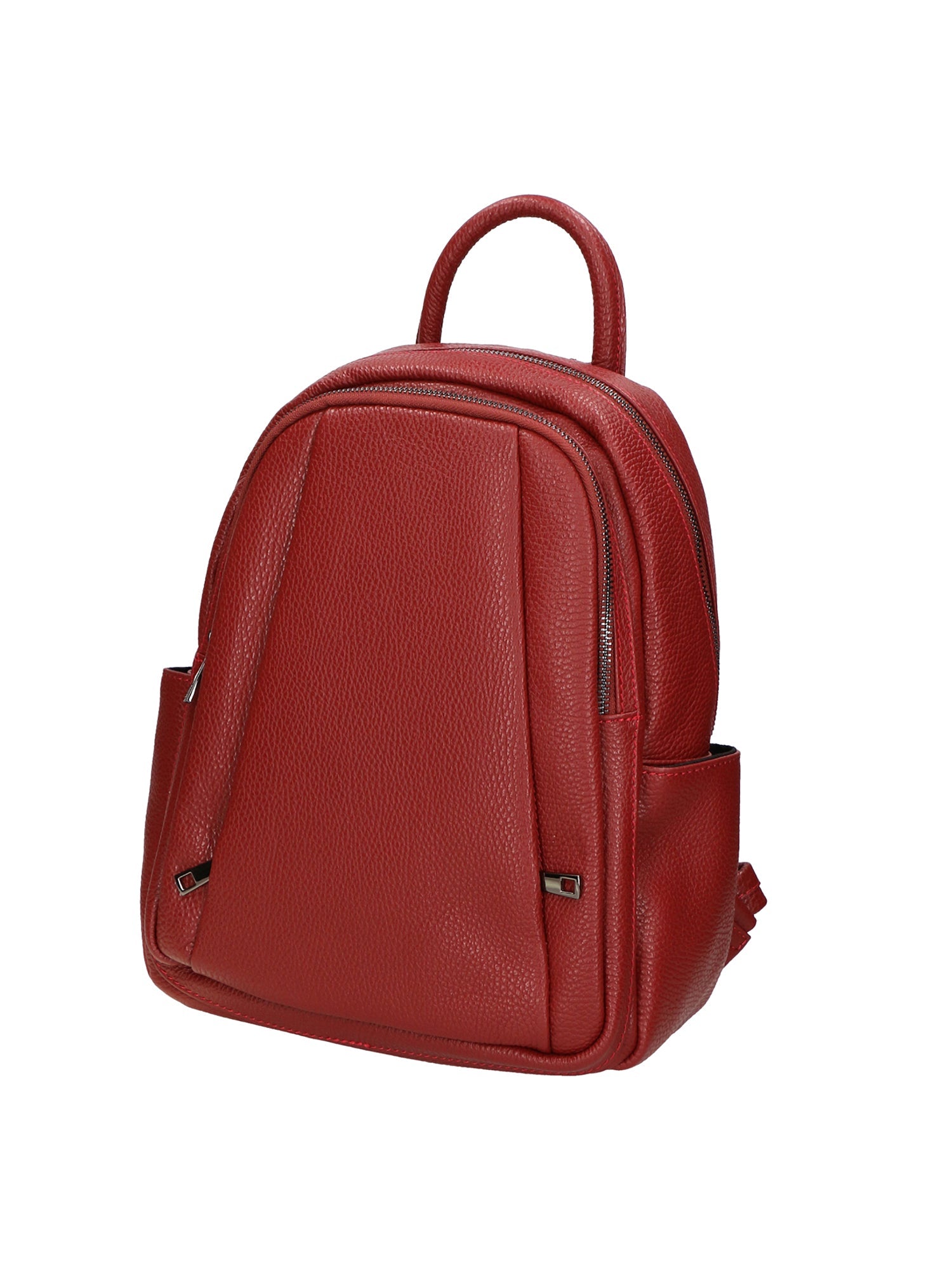 Vida 06522-D10 ROSSO SCURO Zaino da donna in vera pelle DARK RED Chiara Ferretti