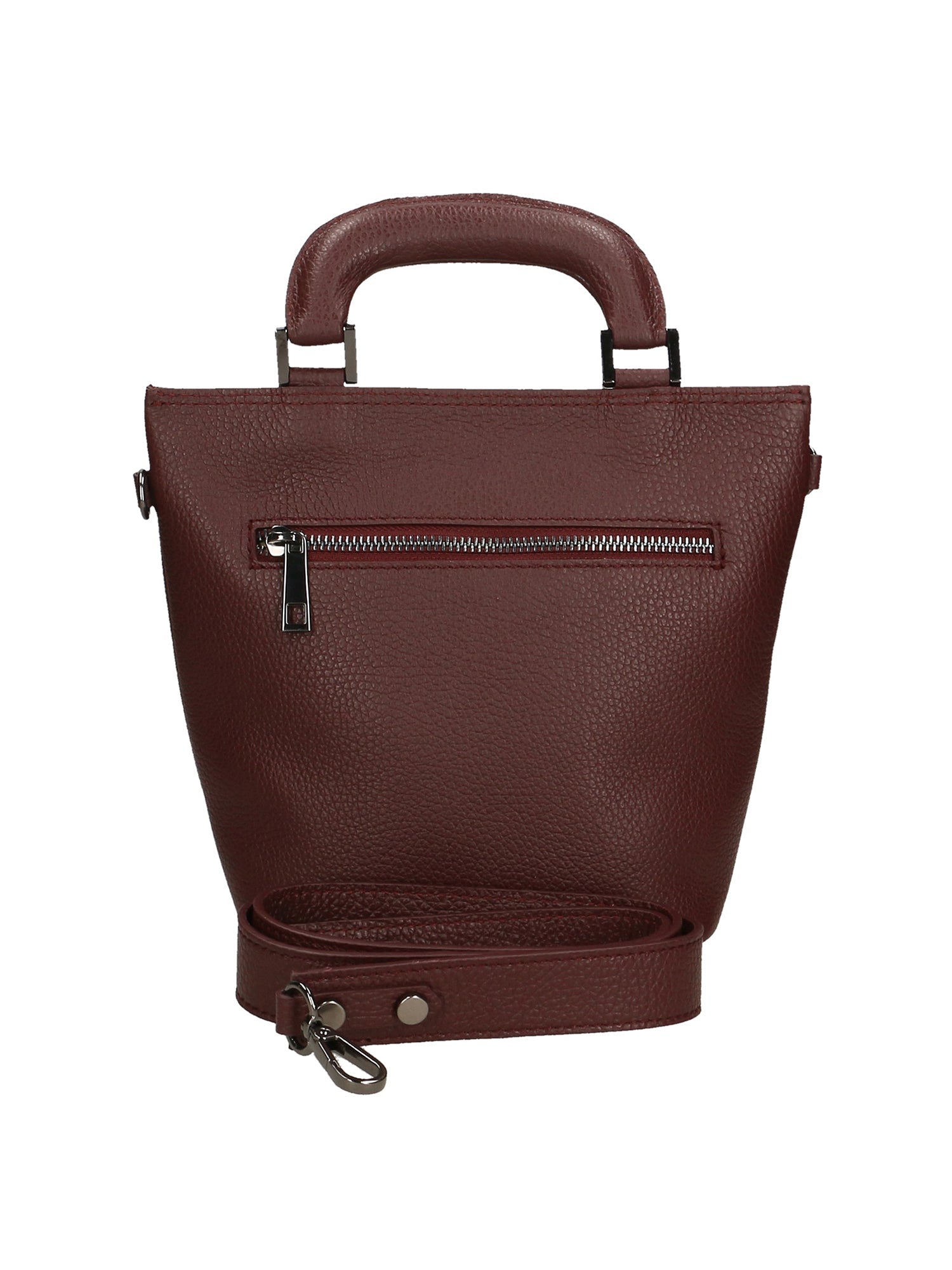 Luciana Borsa a mano da donna Vera pelle 02209-D54 BORDO SCURO DARK BORDEAUX Chiara Ferretti