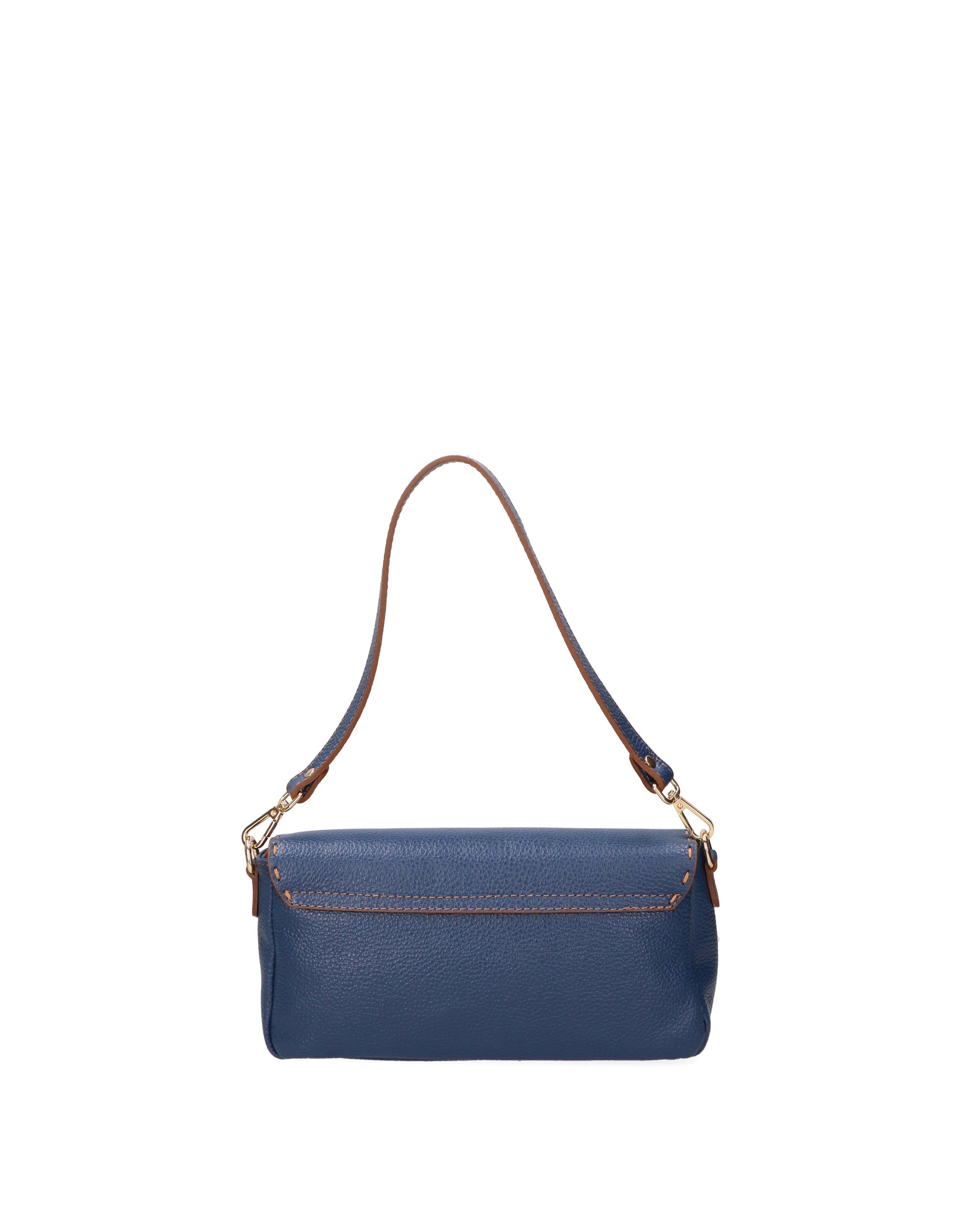 Wally Borsa a spalla da donna Vera pelle 06869-D24 BLU Chiara Ferretti