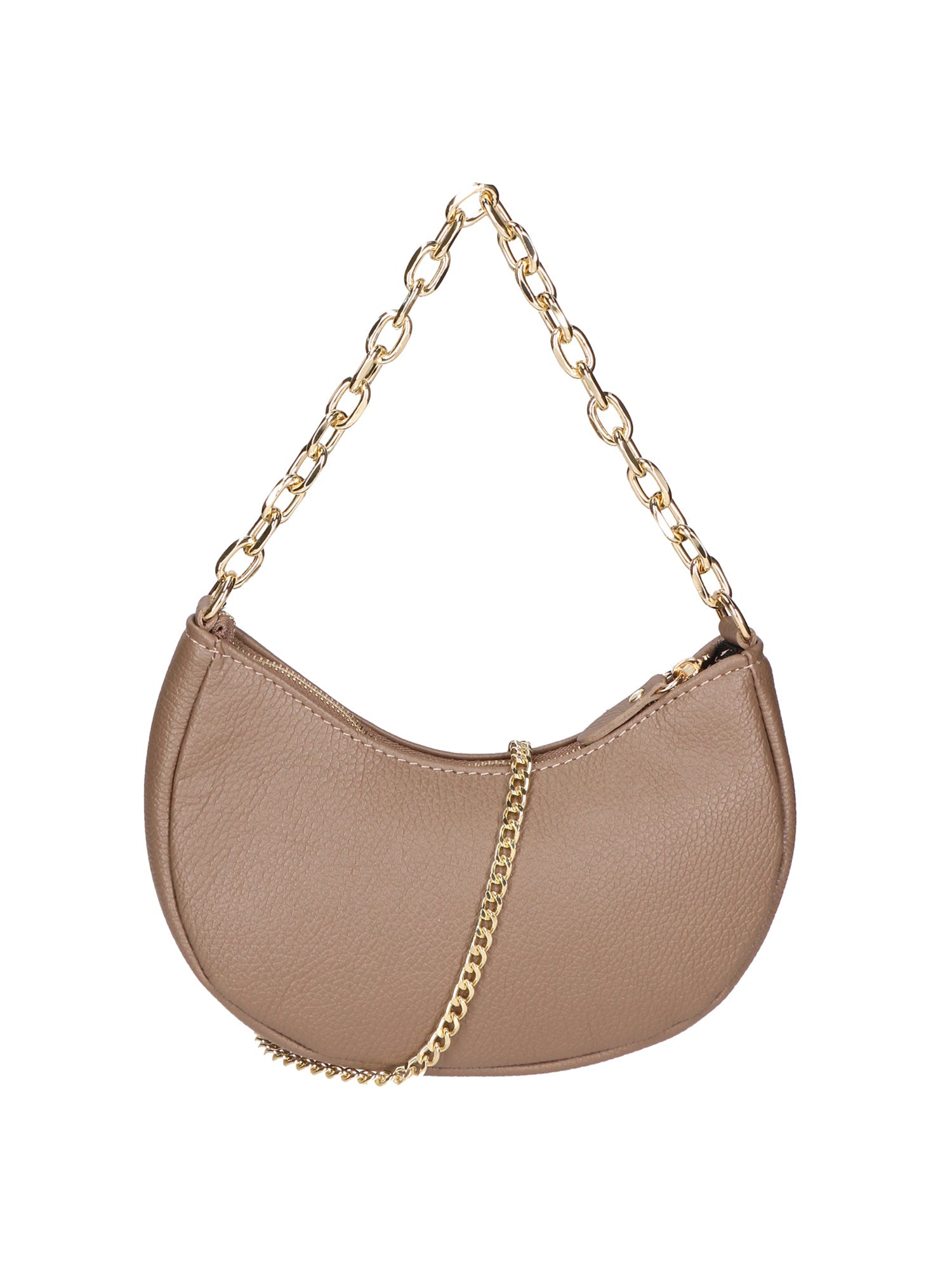 Loreta Borsa a spalla da donna Vera pelle 06511-D40 TAUPE Chiara Ferretti