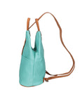 Erika Zaino da donna in vera pelle Casual 80072-TIFFANY-CUOIO Chiara Ferretti