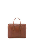 Borsa a mano unisex vera pelle Made in Italy 4454-MARRONE Alessia Firenze