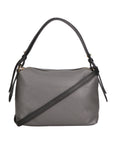 Vivienne Borsa a spalla da donna Vera pelle 06674-D27 CENERE + D28 NERO Chiara Ferretti
