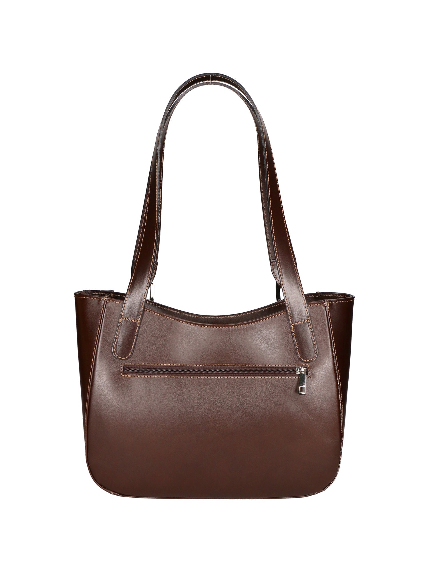 Eva Borsa a spalla da donna Vera pelle 9024-TMORO DARK BROWN Chiara Ferretti