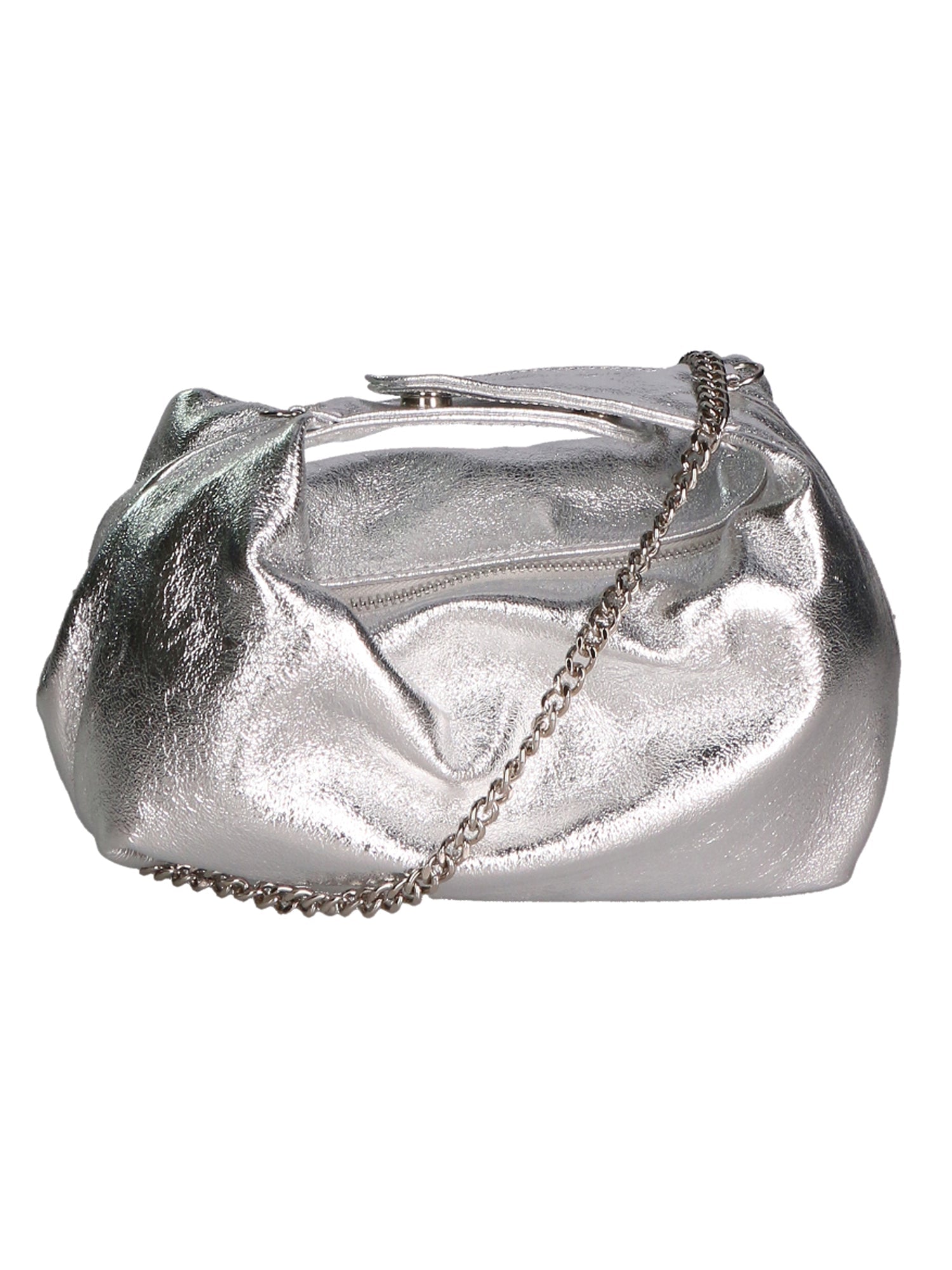 Grace Borsa a mano da donna Vera pelle 06009-L001 ARGENTO Chiara Ferretti