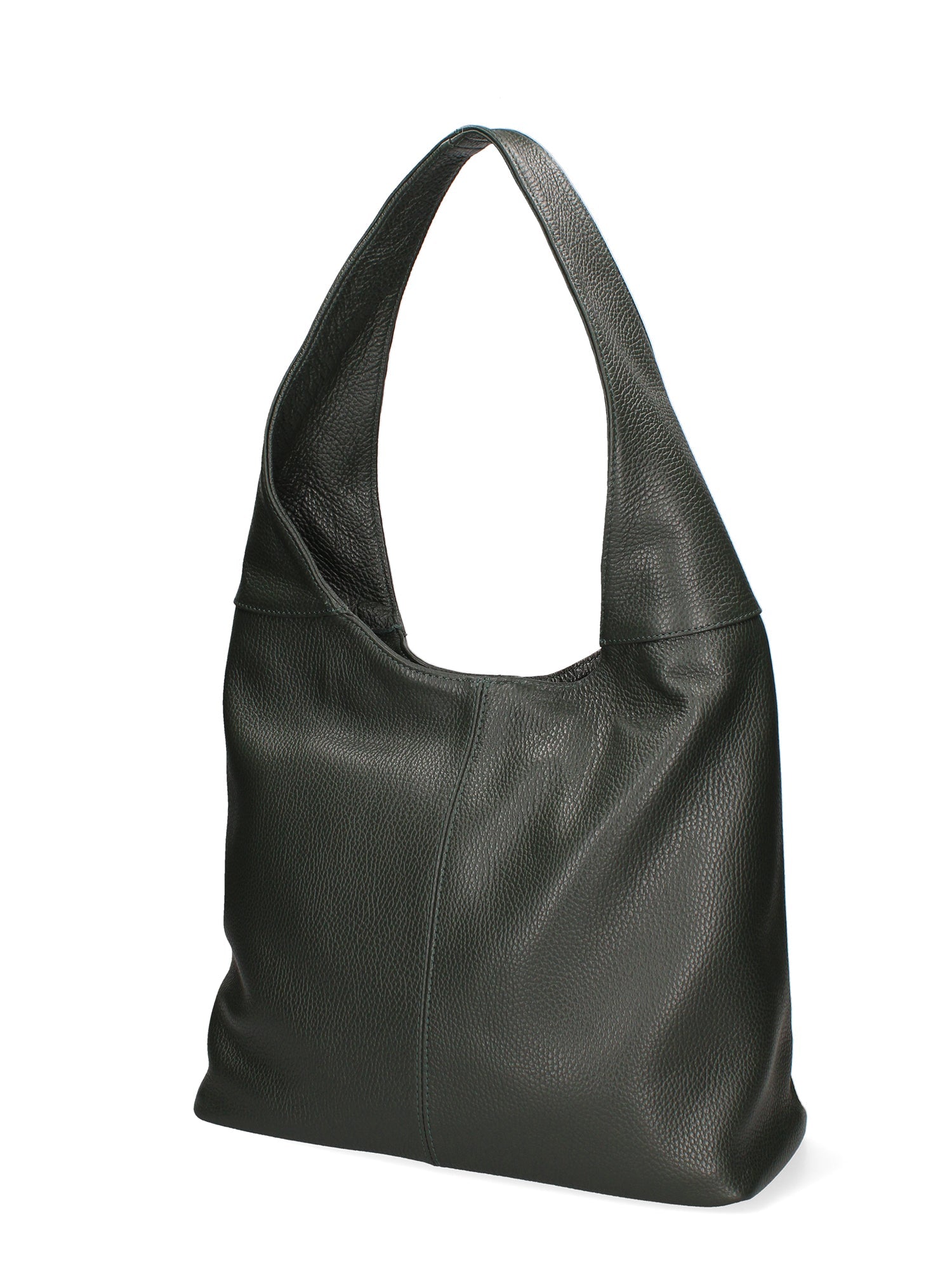 Women's shoulder bag in genuine leather, made in Italy, 39x55x13 cm