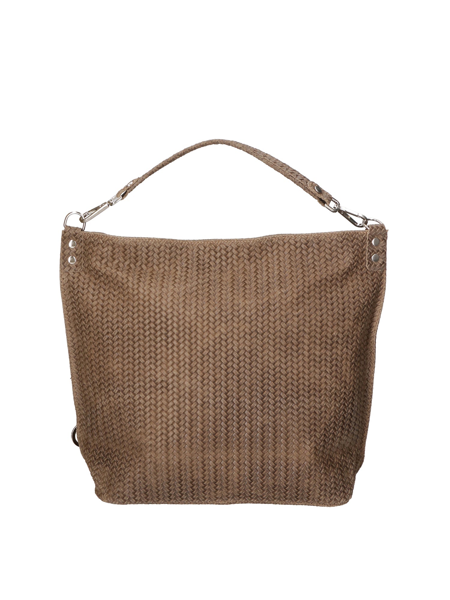 Elga Borsa a spalla da donna Vera pelle 80051-TAUPE Chiara Ferretti