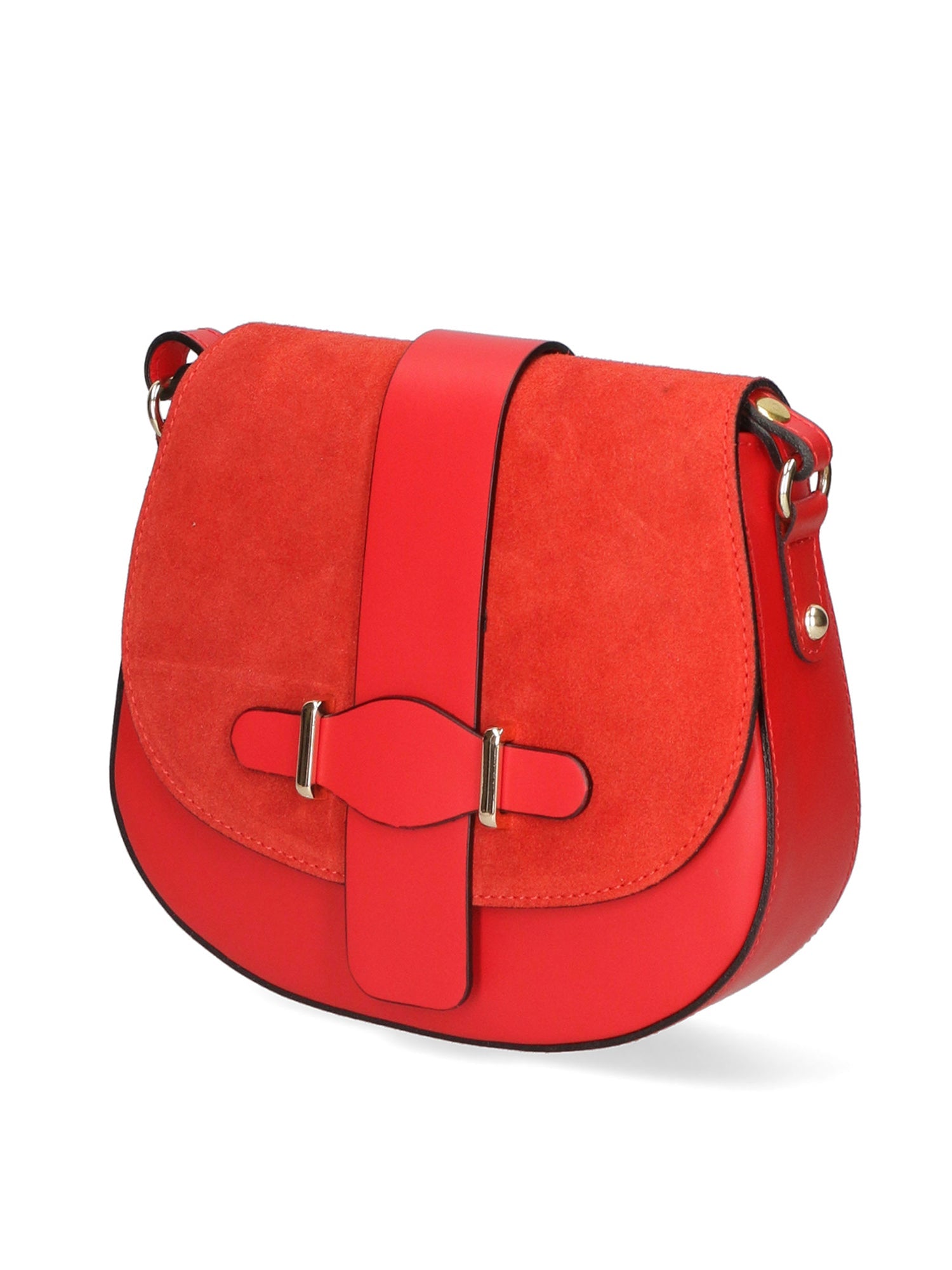 Carola Borsa a tracolla da donna Vera pelle 10036-L130 ROSSO SCURO Chiara Ferretti