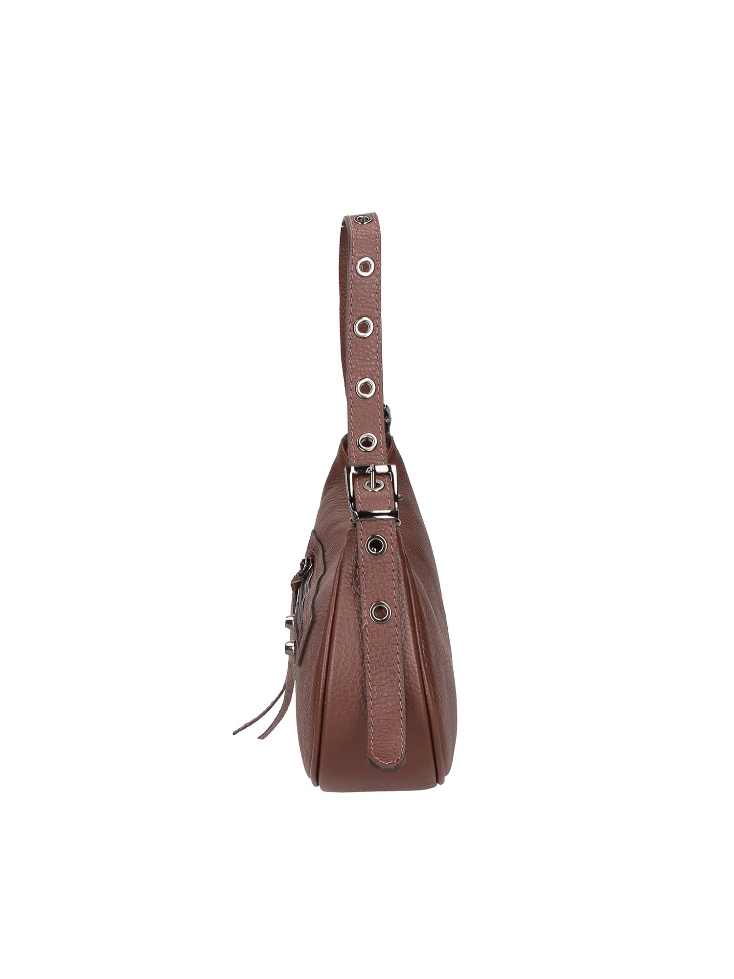 Loredana Borsa a spalla da donna Vera pelle 06548-CIOCCOLATO Chiara Ferretti