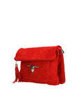 Valencia Borsa a tracolla da donna Vera pelle 8651-ROSSO Chiara Ferretti
