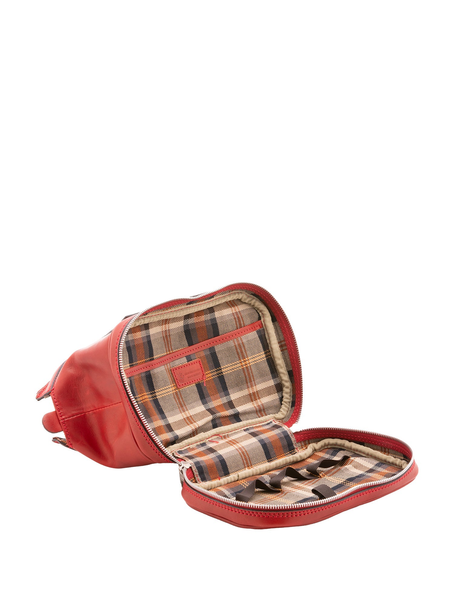 Pochette unisex in vera pelle Made in Italy 4424-ROSSO Alessia Firenze