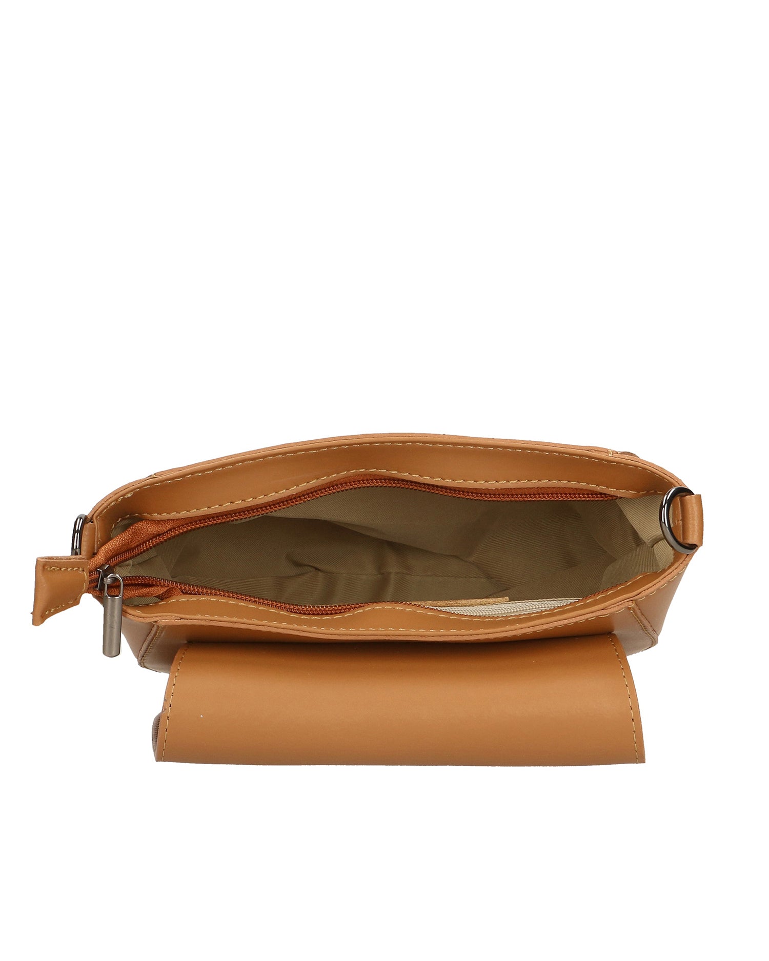 Damen-Schultertasche aus echtem Leder, hergestellt in Italien, 20 x 17 x 7 cm
