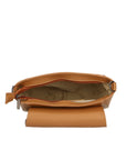 Damen-Schultertasche aus echtem Leder, hergestellt in Italien, 20 x 17 x 7 cm