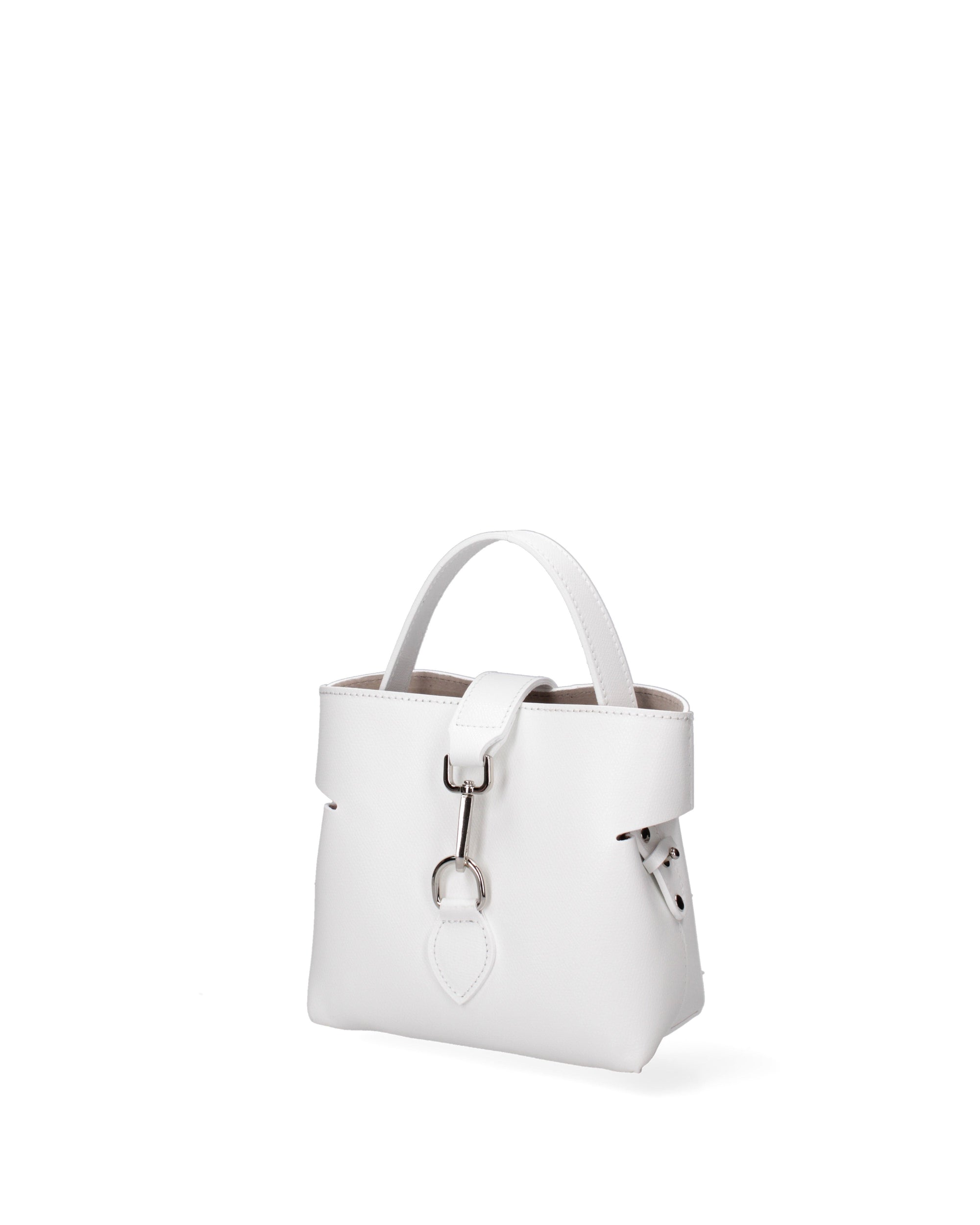 Modena Borsa a mano da donna Vera pelle 07380-PL01 BIANCO Chiara Ferretti