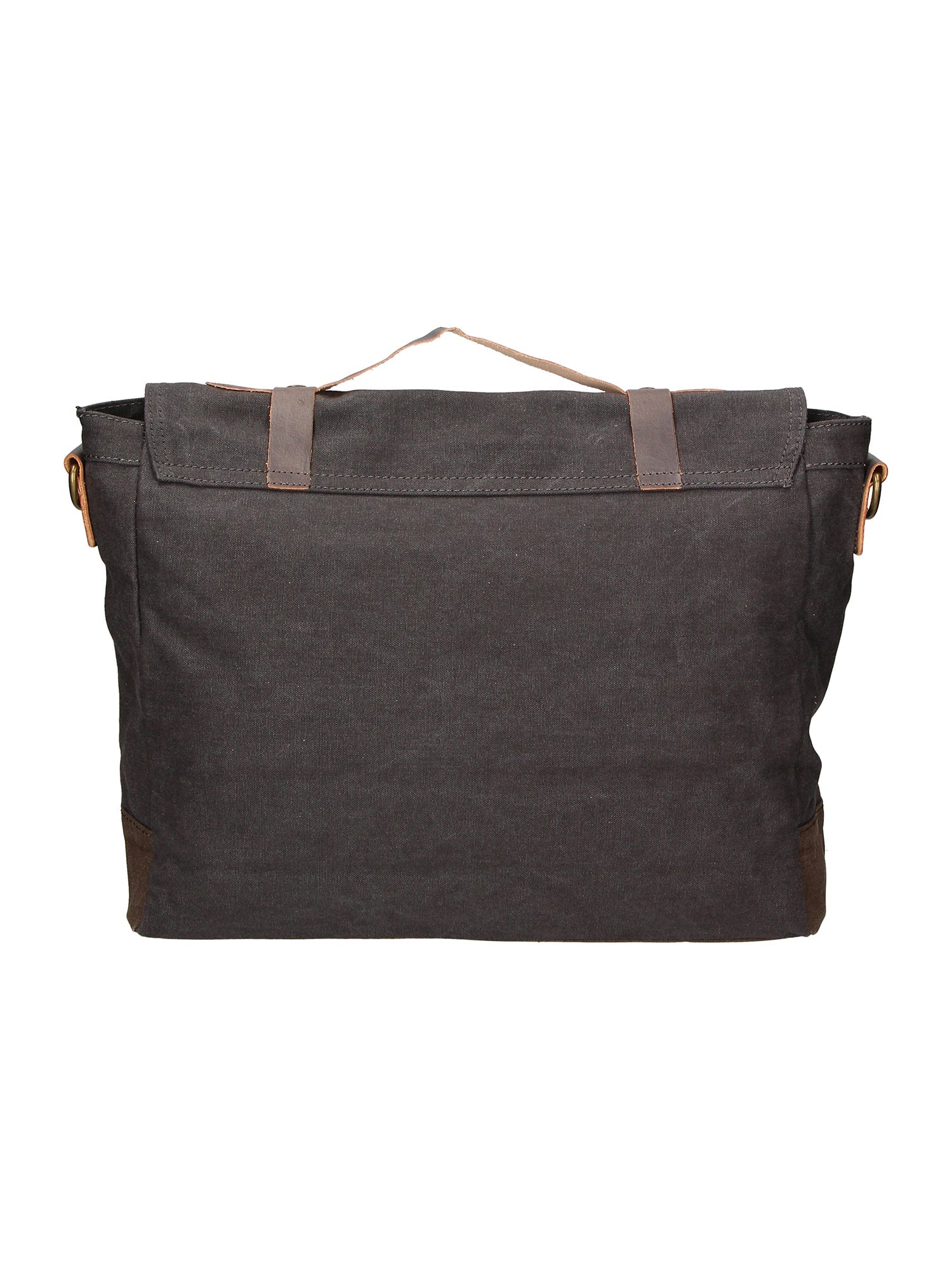 Minerva Borsa a mano unisex Canvas e pelle ZG3011-NERO BLACK Chiara Ferretti
