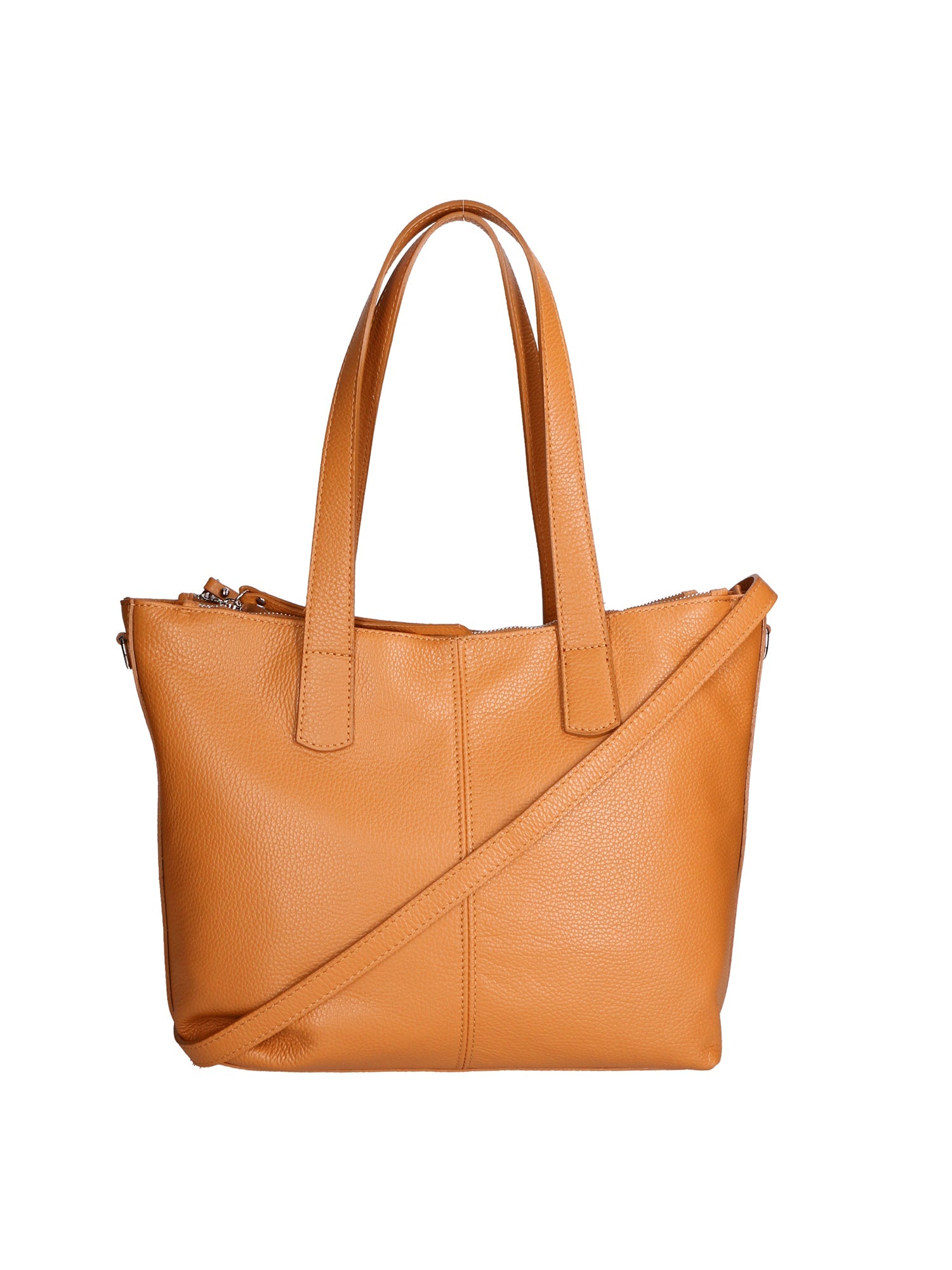 Gea Borsa a spalla da donna Vera pelle 05935-D44 CUOIO COGNAC Chiara Ferretti