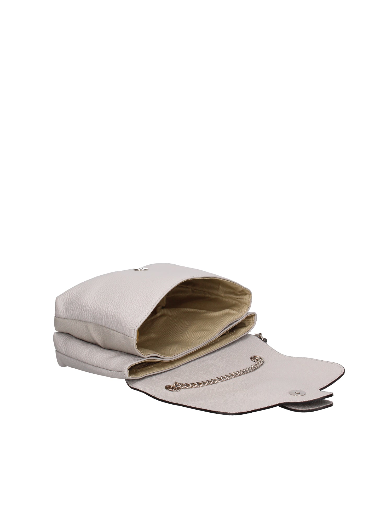 Caelia Borsa a tracolla da donna Vera pelle 194942-GRIGIO+NERO Chiara Ferretti