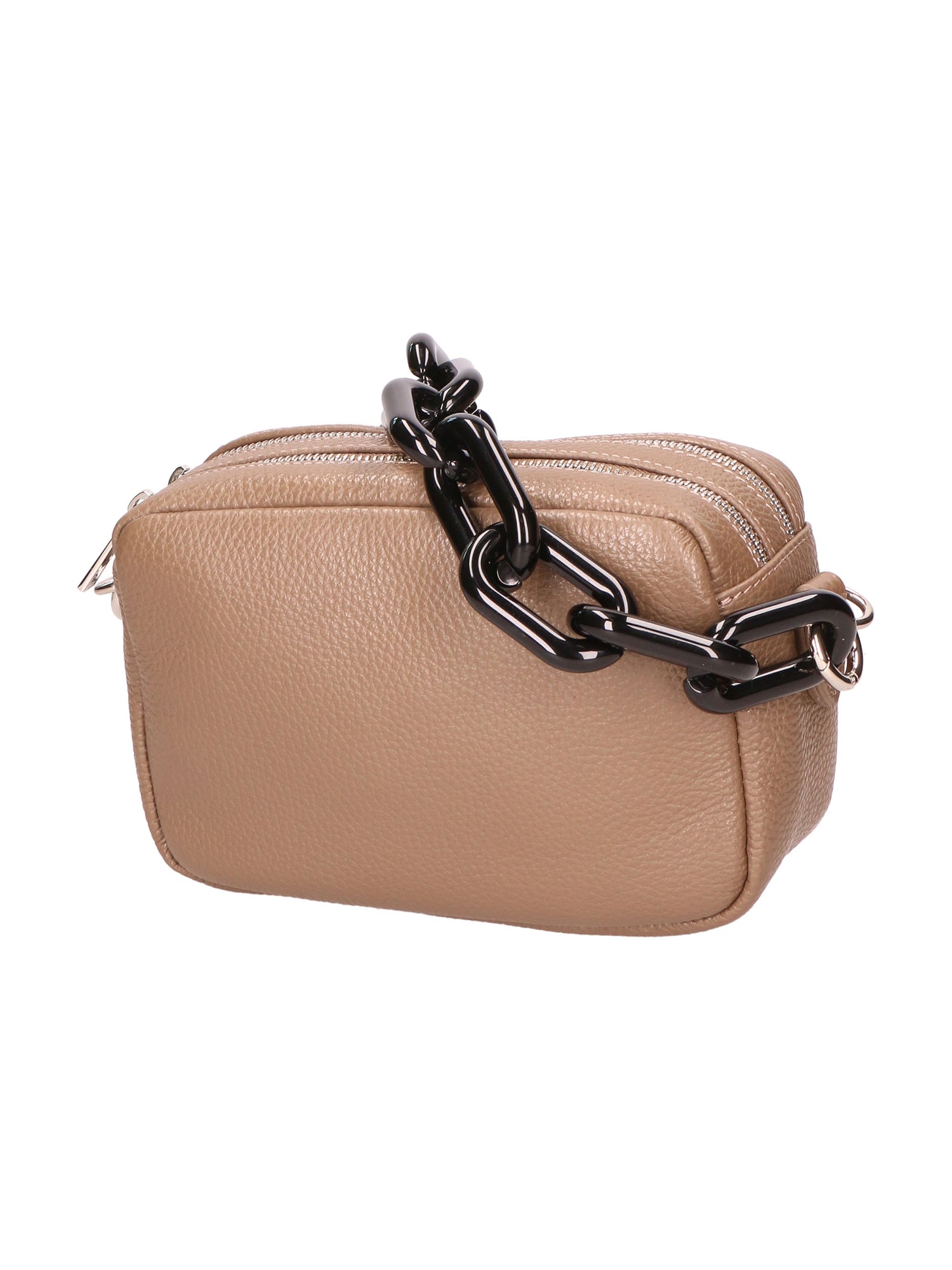 Barbara Borsa a spalla da donna Vera pelle 05706-D40 TAUPE TAUPE Chiara Ferretti