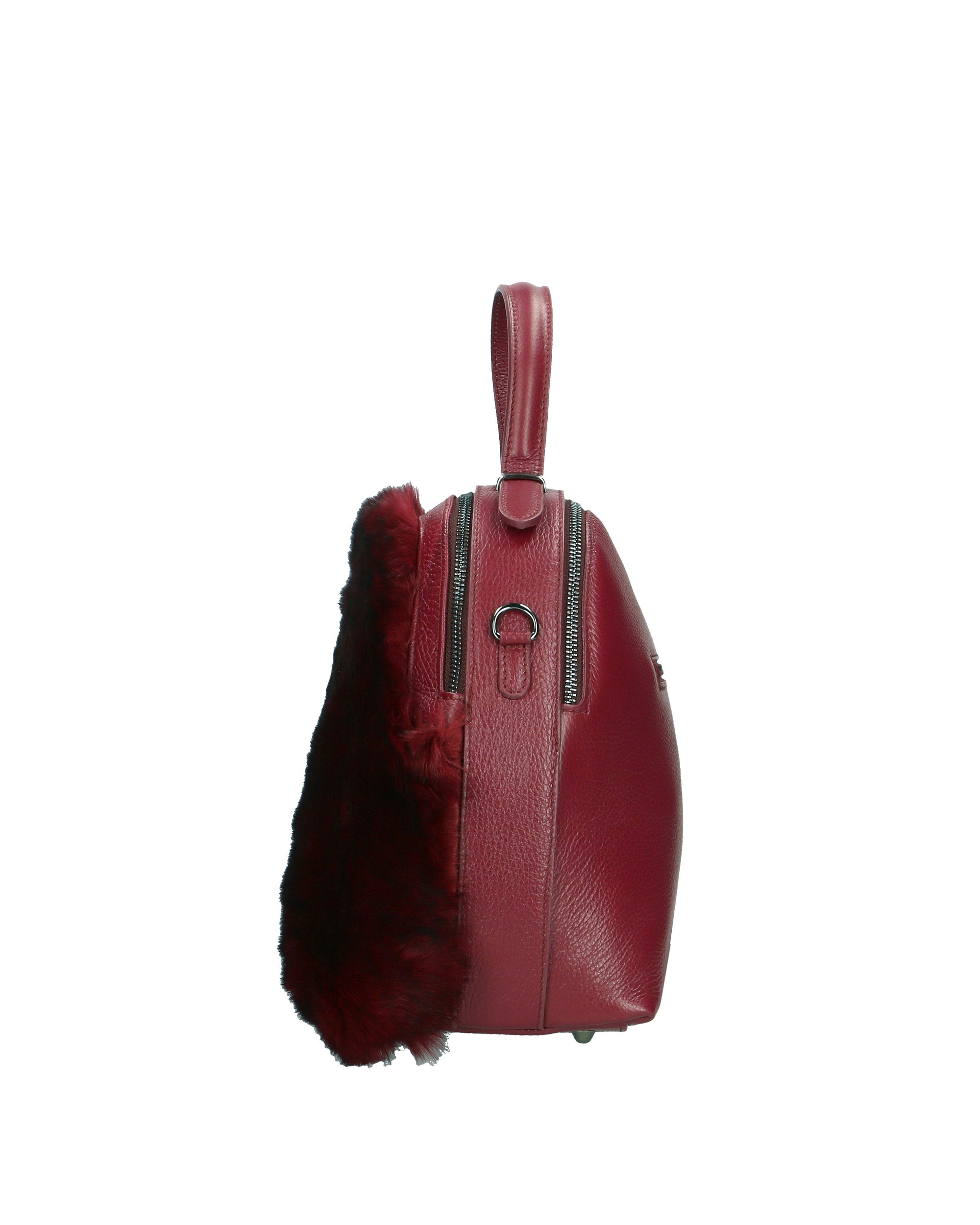 Aponia Borsa a mano da donna Vera pelle 8473-BORDO Chiara Ferretti