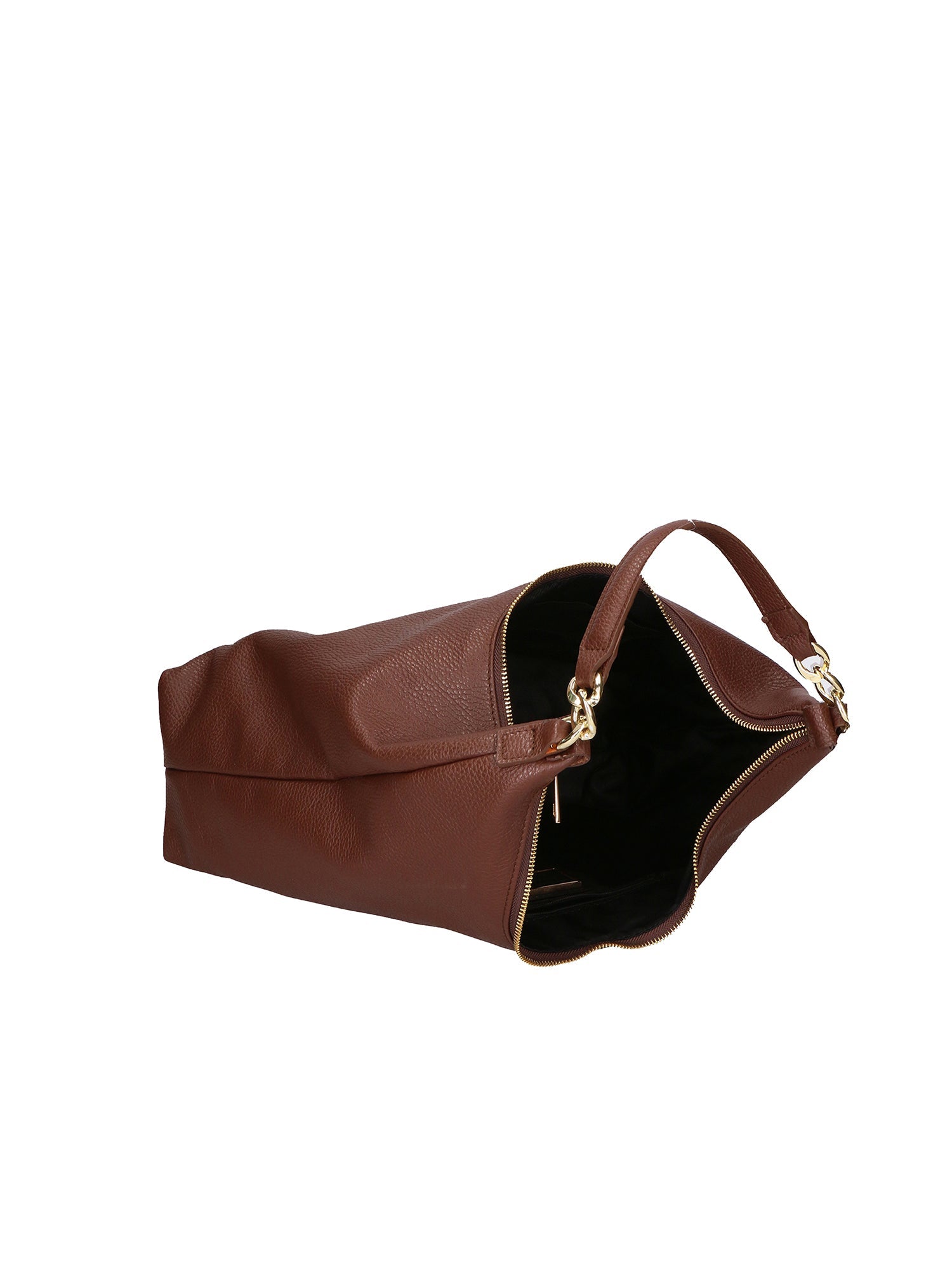 Ursula Borsa a spalla da donna Vera pelle 06673-D223 cioccolato Chiara Ferretti