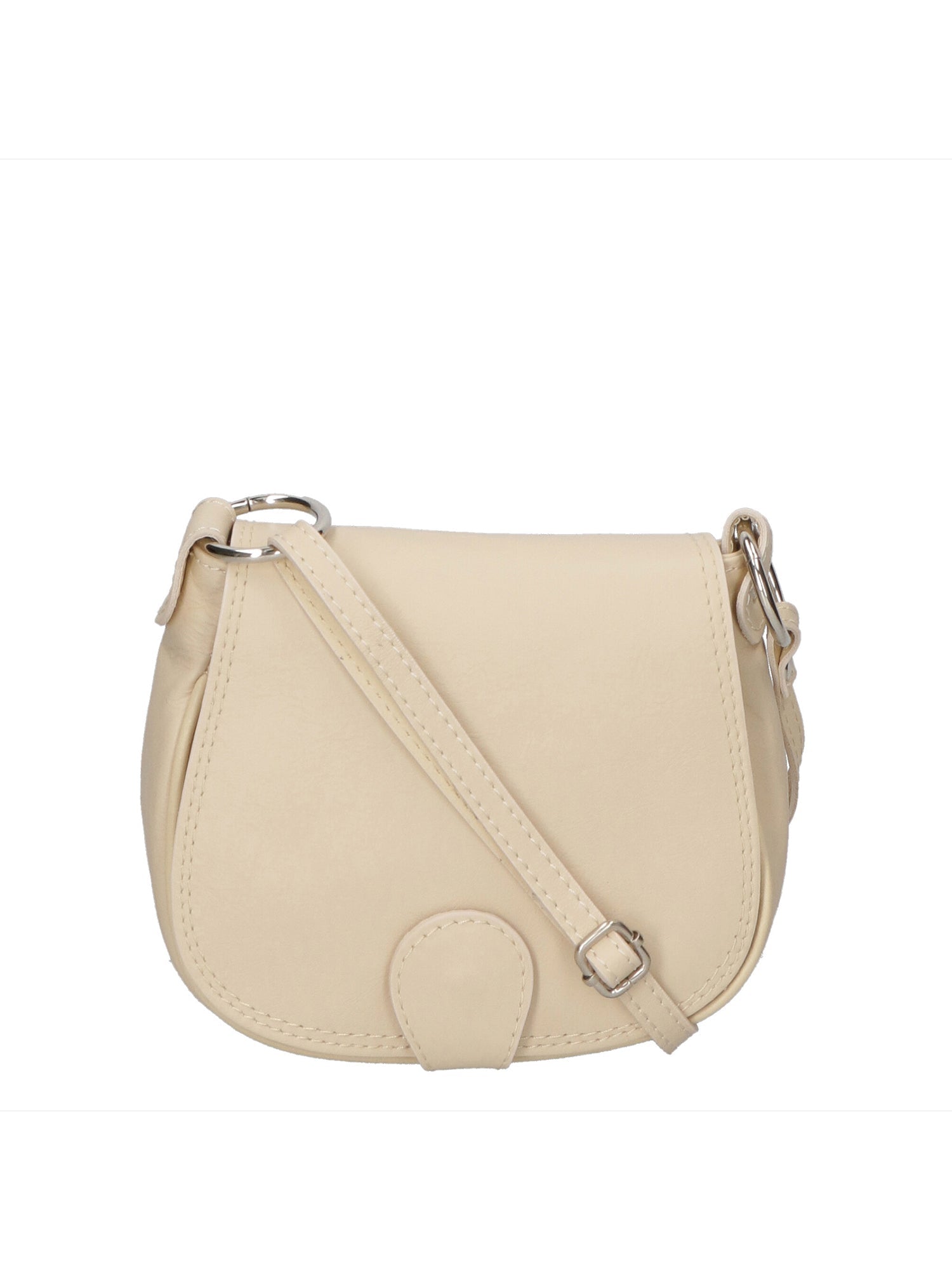 Bianca Borsa a tracolla da donna Vera pelle 10016 1020-S37 LATTE Chiara Ferretti