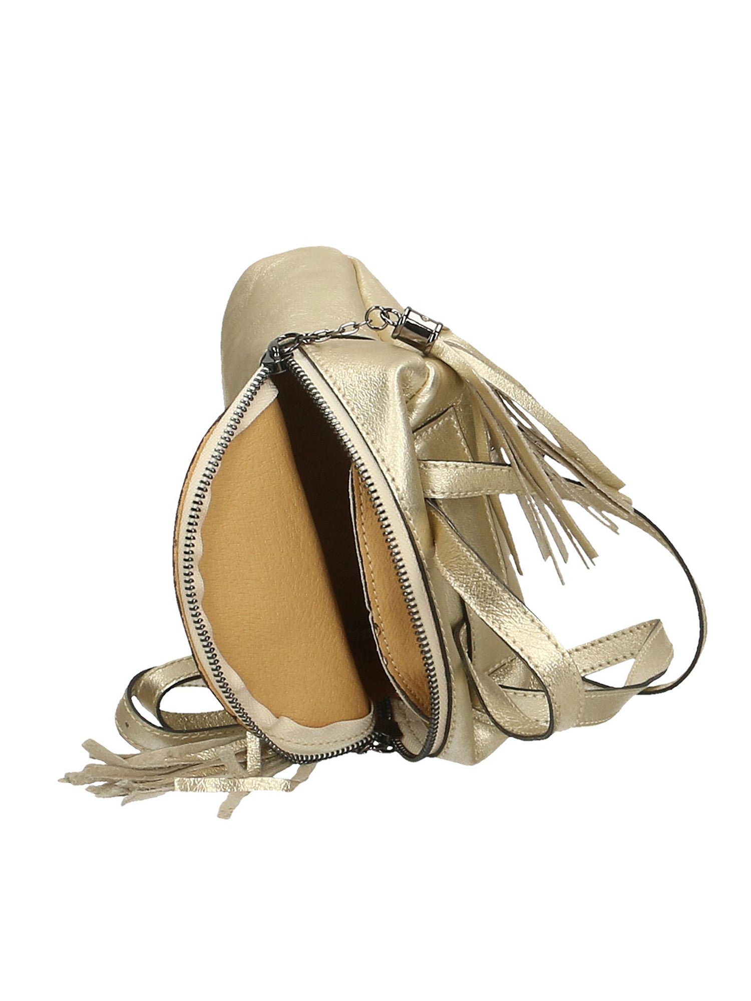 Morgana Damenrucksack aus echtem Leder, hergestellt in Italien, 16 x 17 x 5 cm