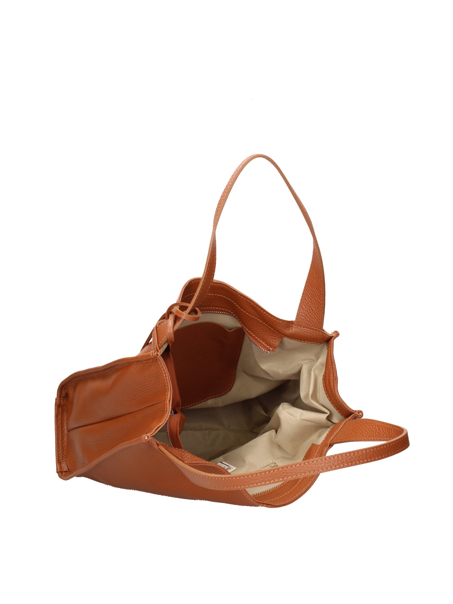 Seraphina Ultra Borsa a spalla da donna Vera pelle 3311-D44 CUOIO Chiara Ferretti